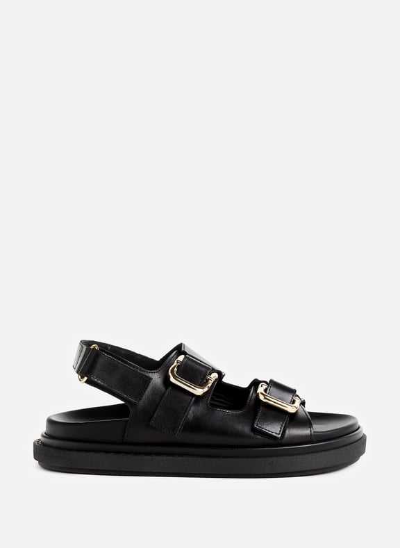 Sandales Harper en cuir Noir by ALOHAS ALOHAS Sandales Harper en cuir Noir