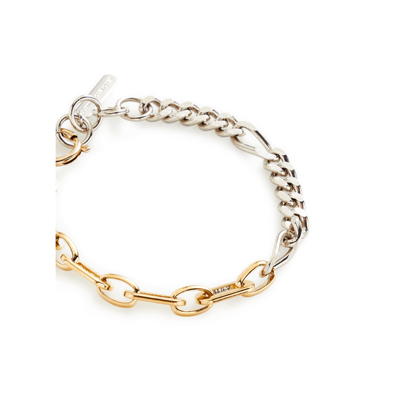 Justine Clenquet Vesper Two-tone Bracelet In Gold