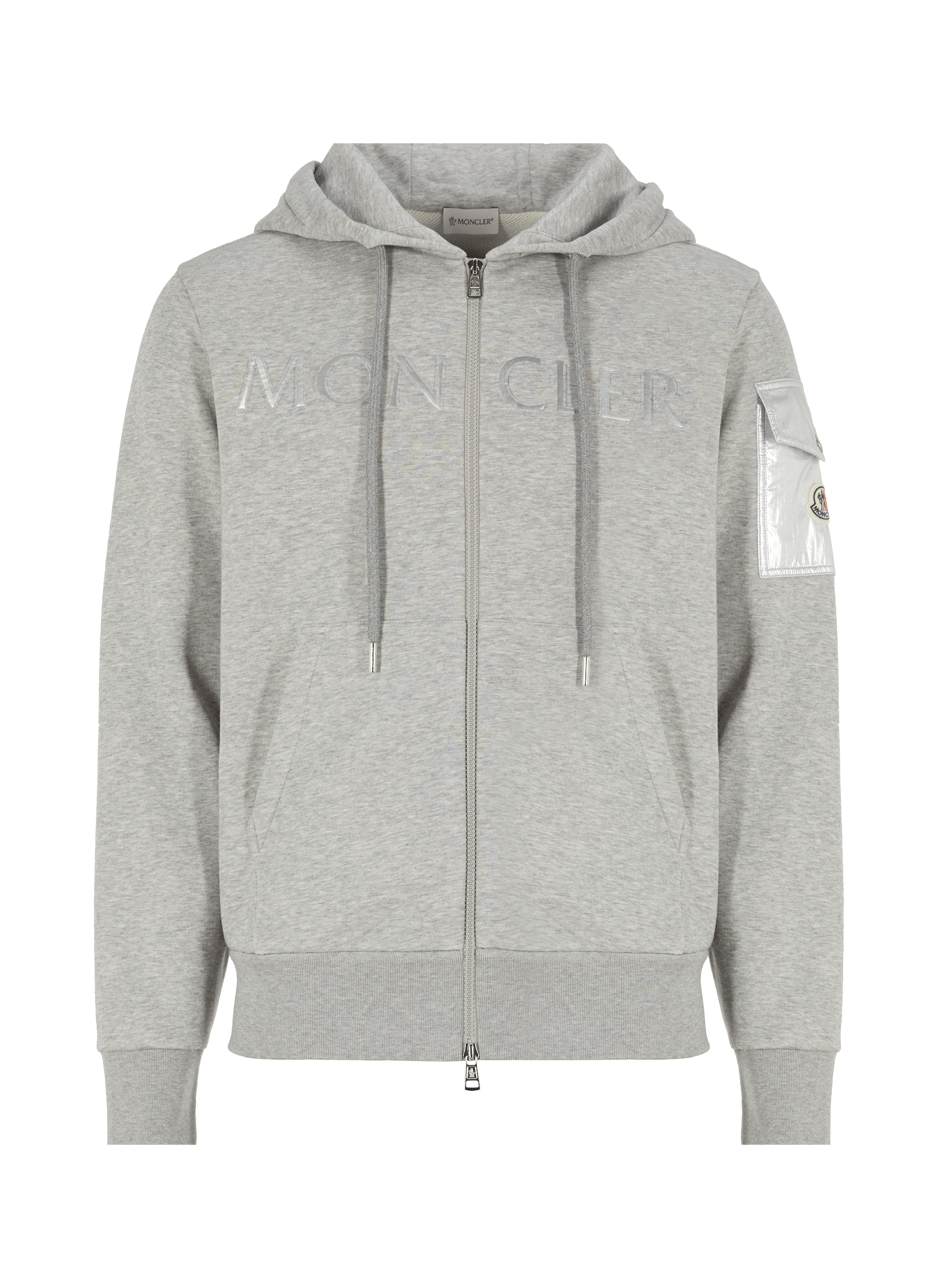 Hoodie zippé en coton