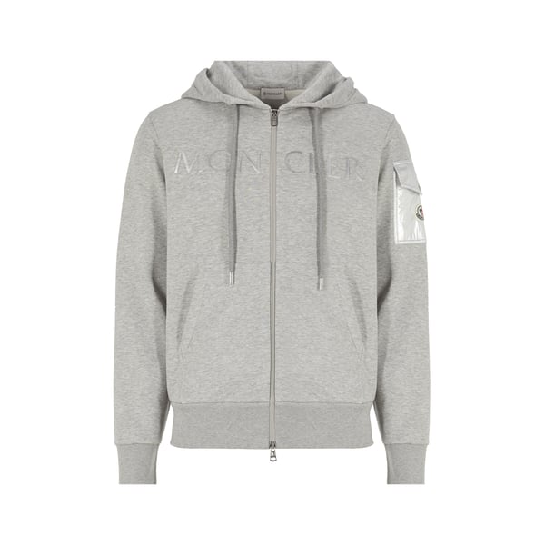 Hoodie zippé en coton