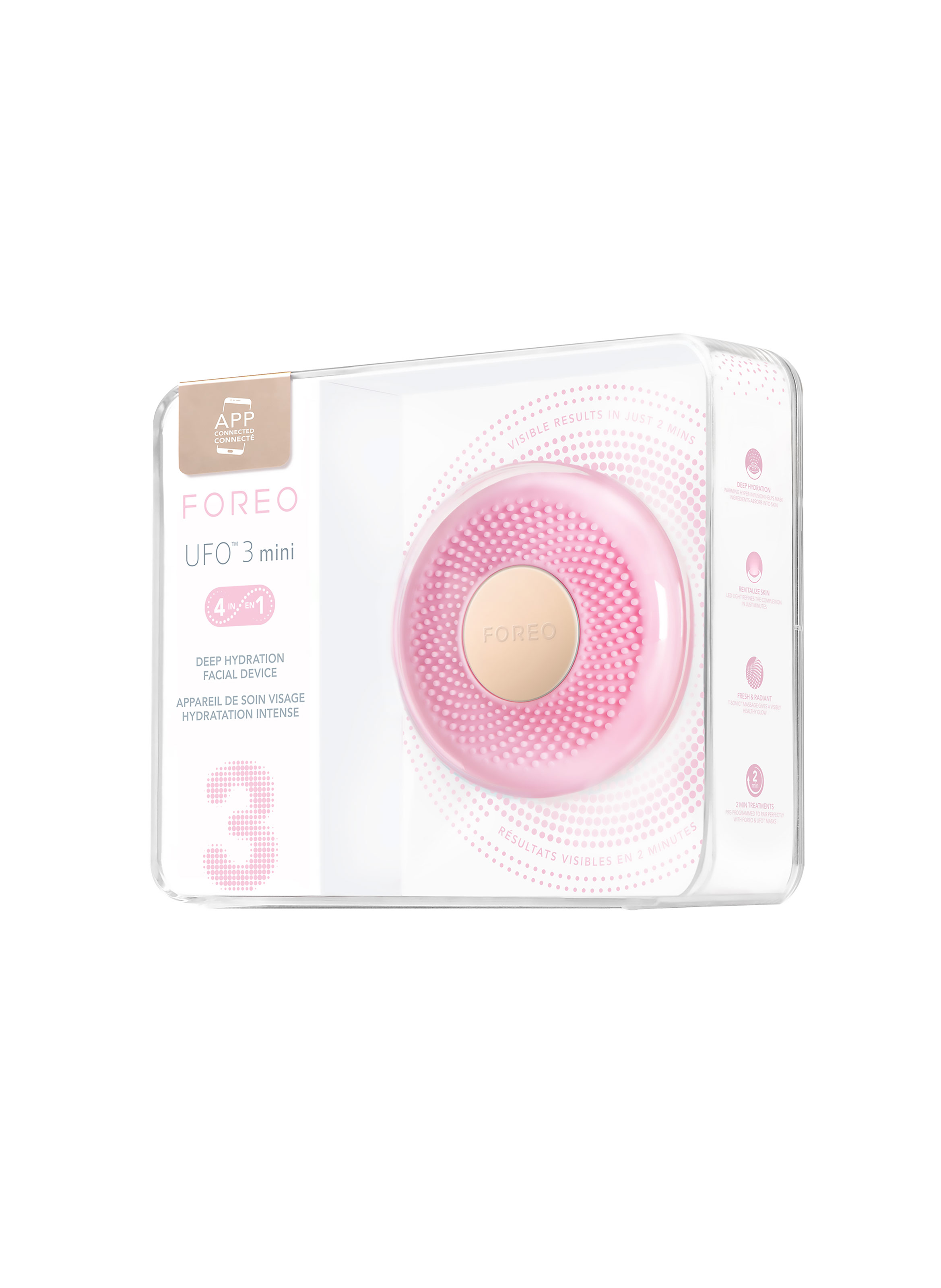 UFO(TM) mini 3 Pearl Pink - Appareil de soin