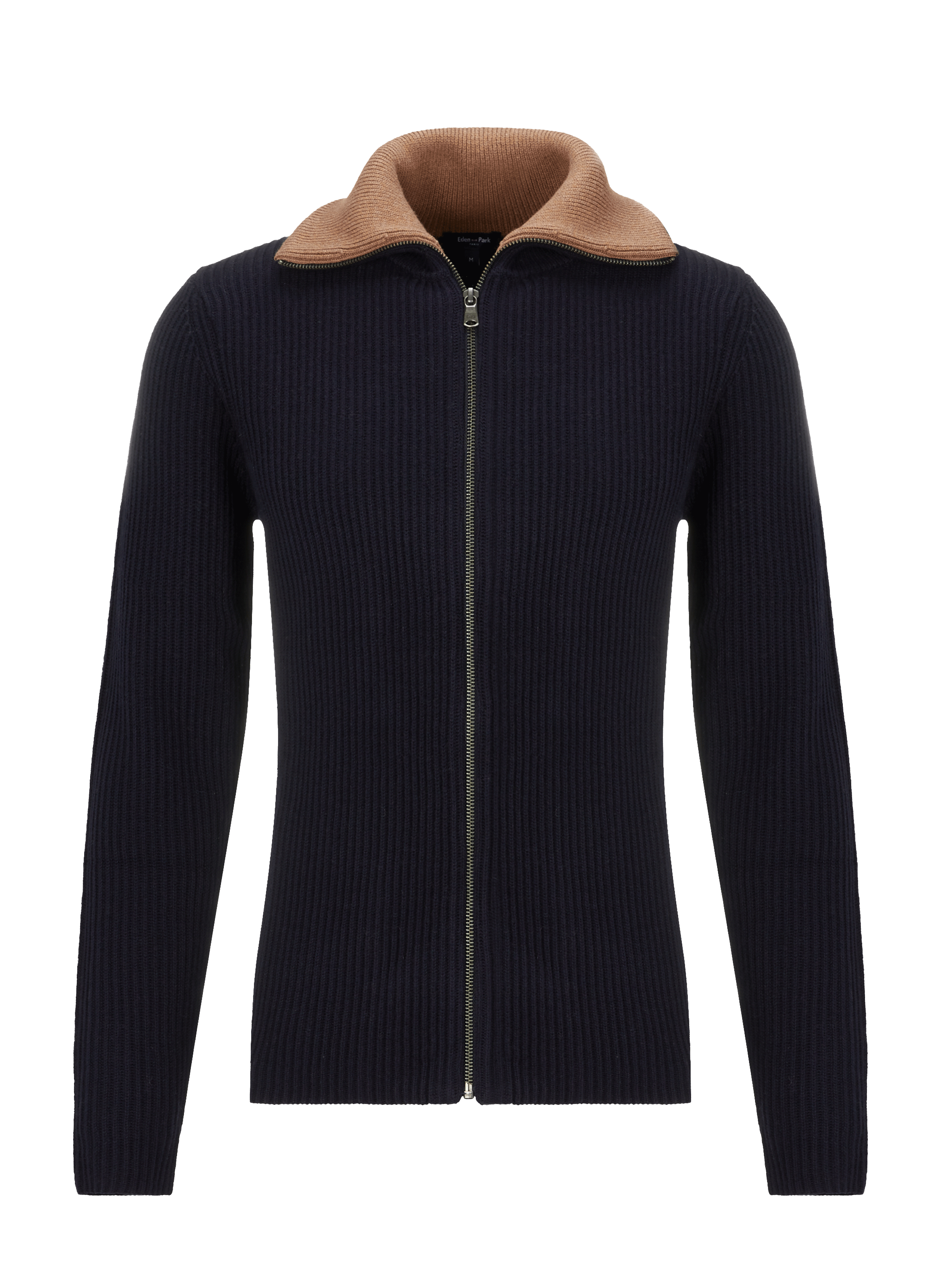 Gilet en coton et laine