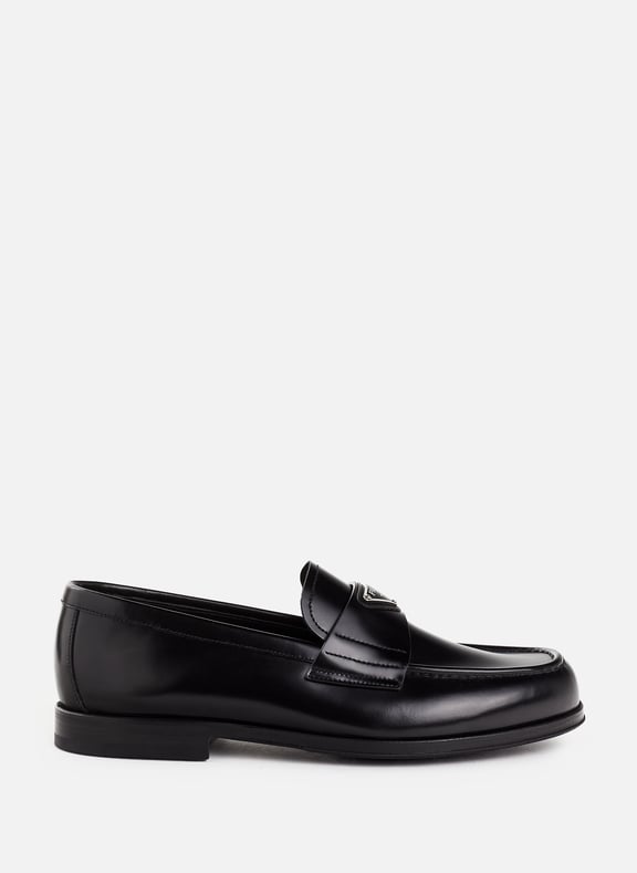 Mocassins en cuir Noir by PRADA PRADA Mocassins en cuir Noir