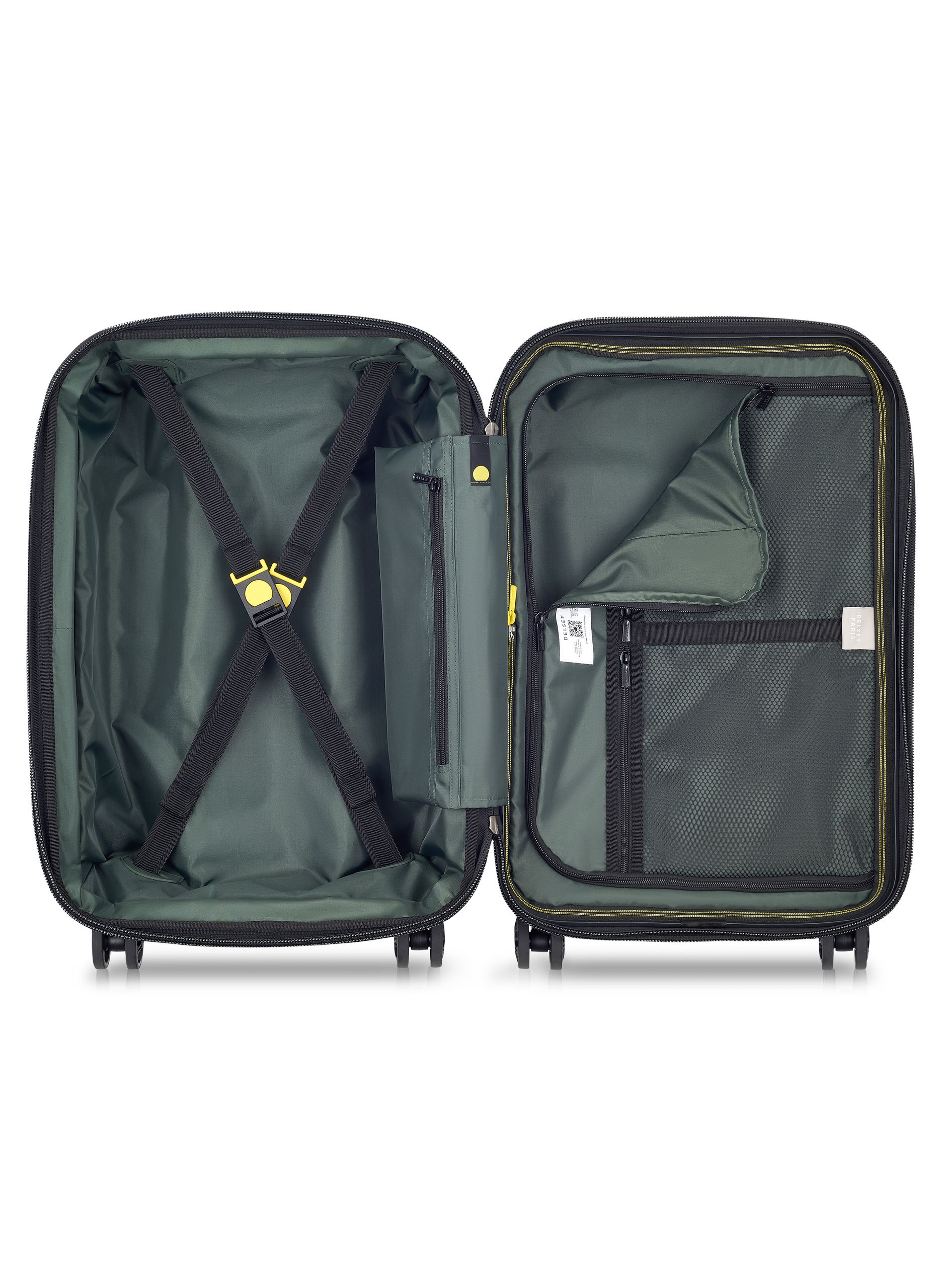 Valise cabine rigide taille s - rempart DELSEY PARIS Gris