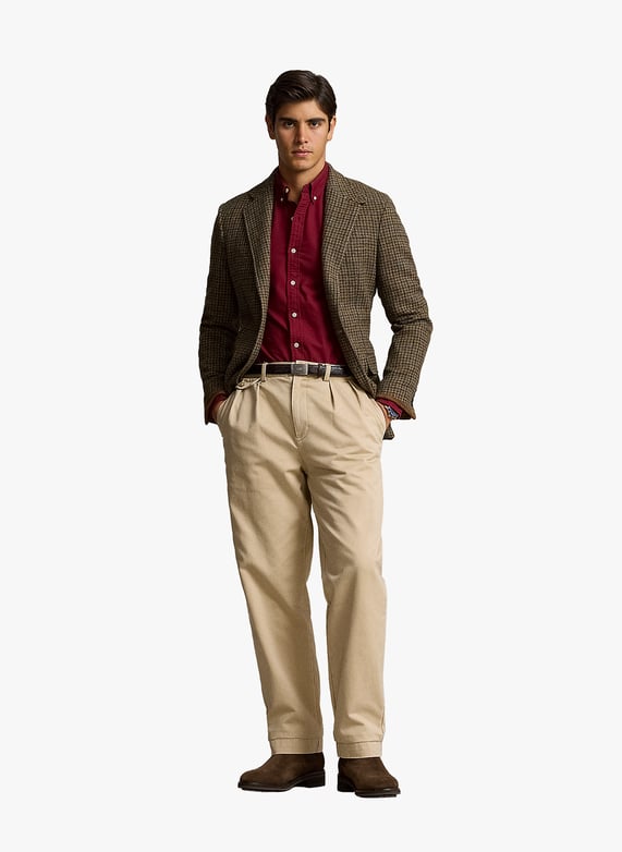 Bleached denim Shirt | Red by POLO RALPH LAUREN Bleached denim Shirt Red