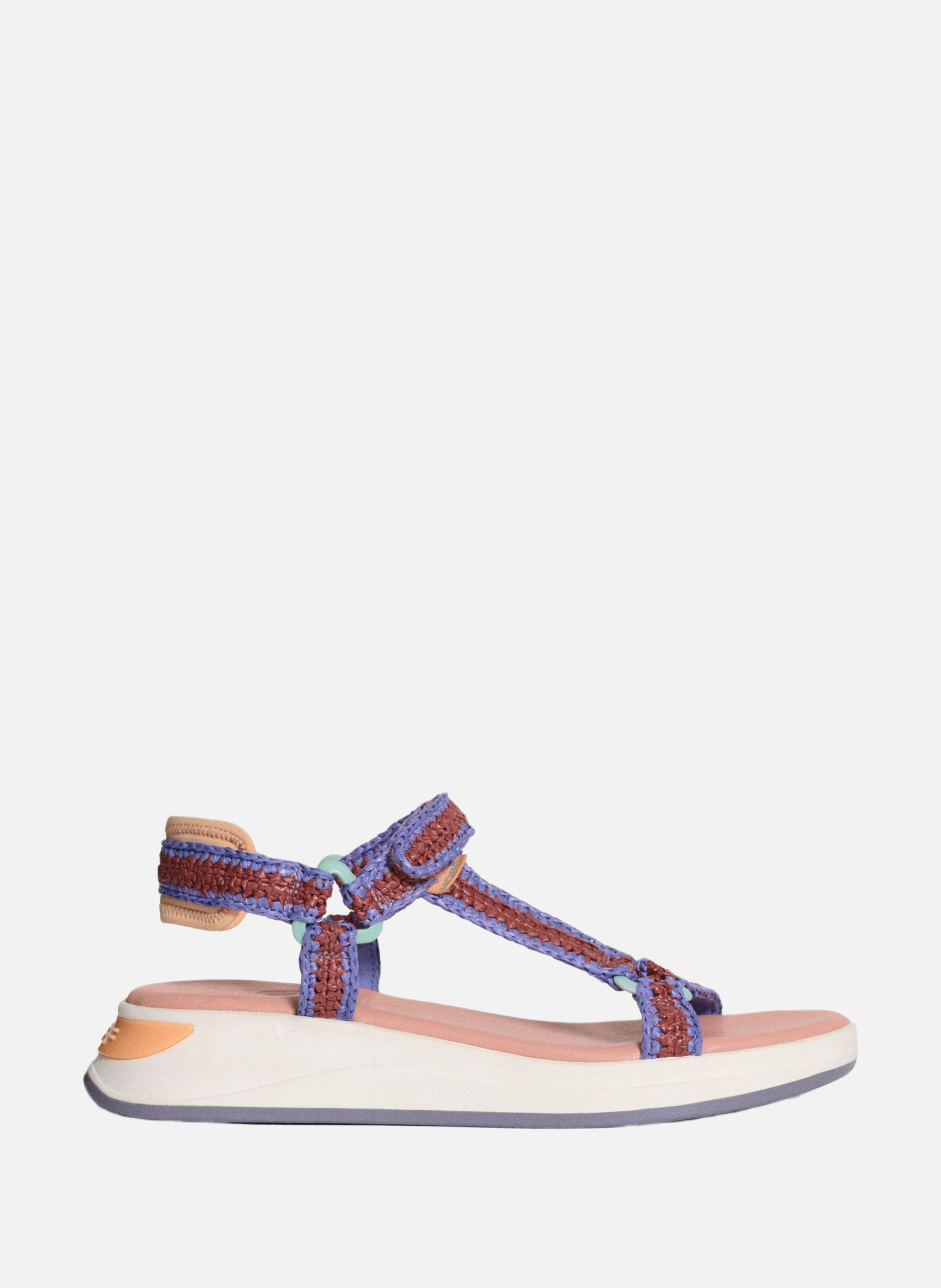 Sandales plates  Lila