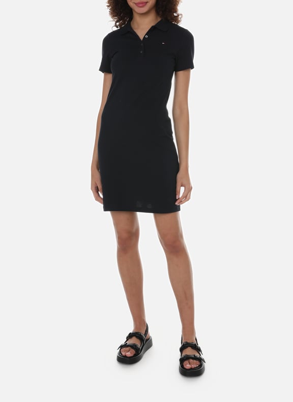 Robe courte en coton Bleu by TOMMY HILFIGER TOMMY HILFIGER Robe courte en coton Bleu