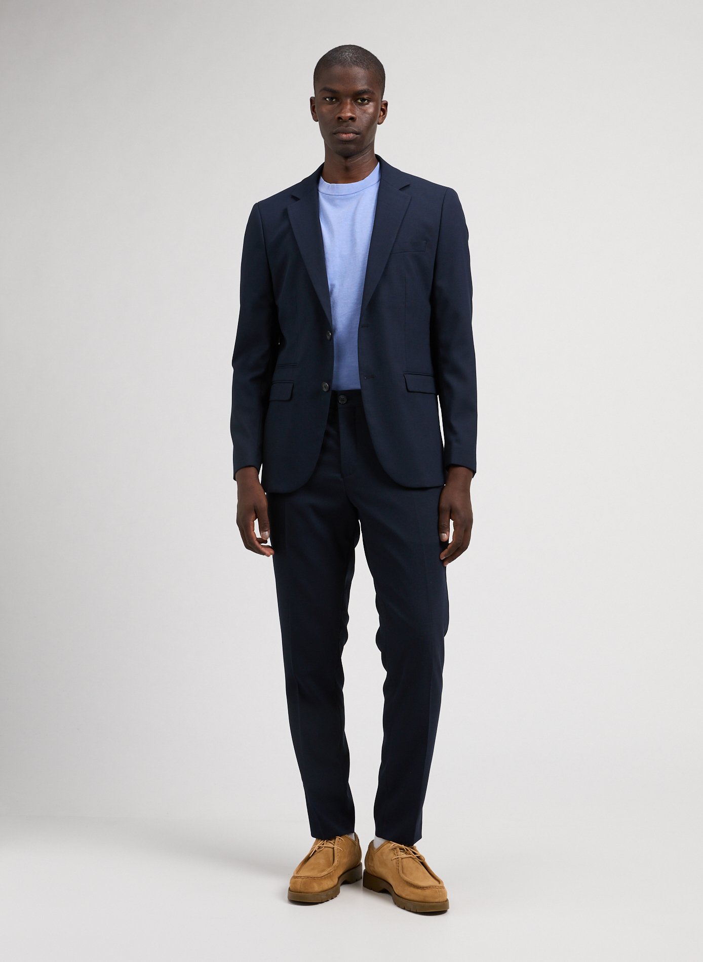 Slim tailored trousers SELECTED Blue