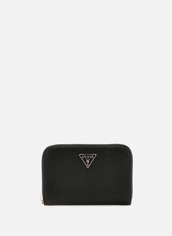 Portefeuille Rosalba saffiano Noir by GUESS GUESS Portefeuille Rosalba saffiano Noir