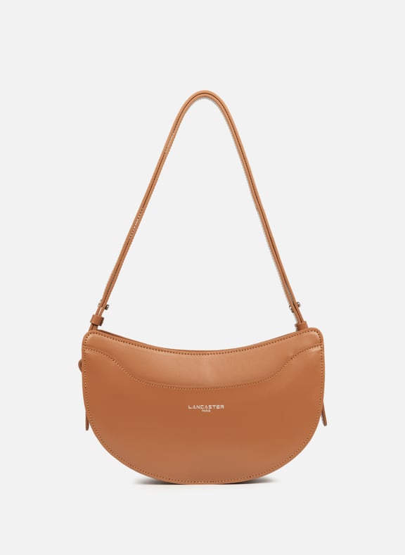 Sac demi lune - suave lune Marron by LANCASTER LANCASTER Sac demi lune - suave lune Marron