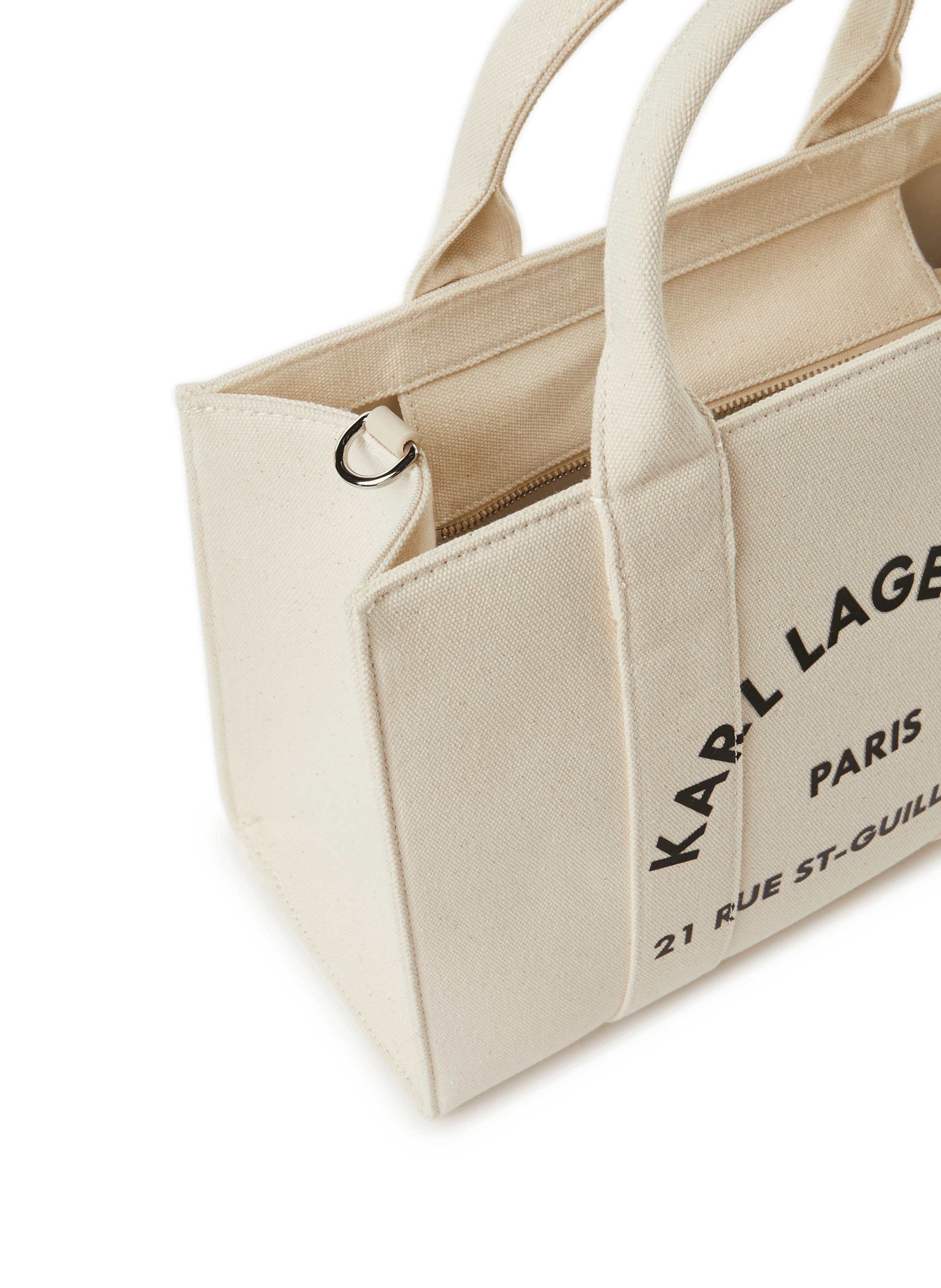 Sac cabas en coton KARL LAGERFELD Beige