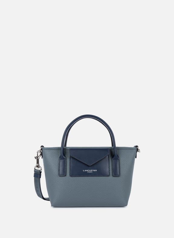 Tote bag - Maya Double KBA Blue by LANCASTER LANCASTER Tote bag - Maya Double KBA Blue
