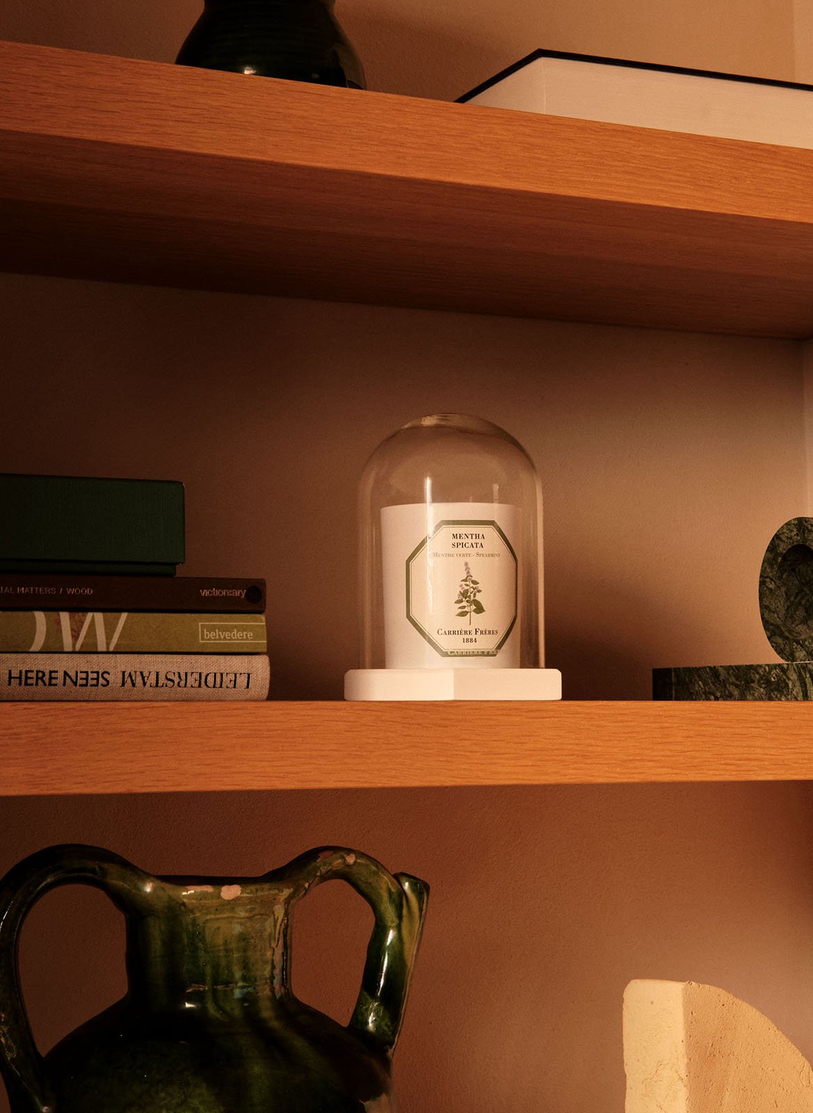 Bougie Parfumée Menthe Verte - Mentha Spicata - 185 g CARRIERE FRERES No color