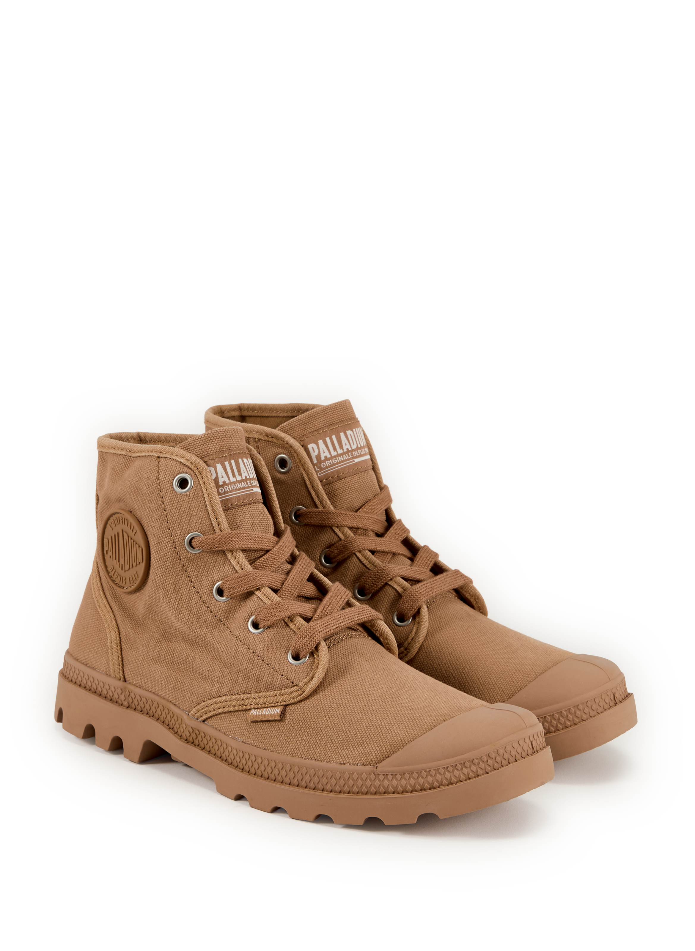 Plain cotton boots PALLADIUM Brown