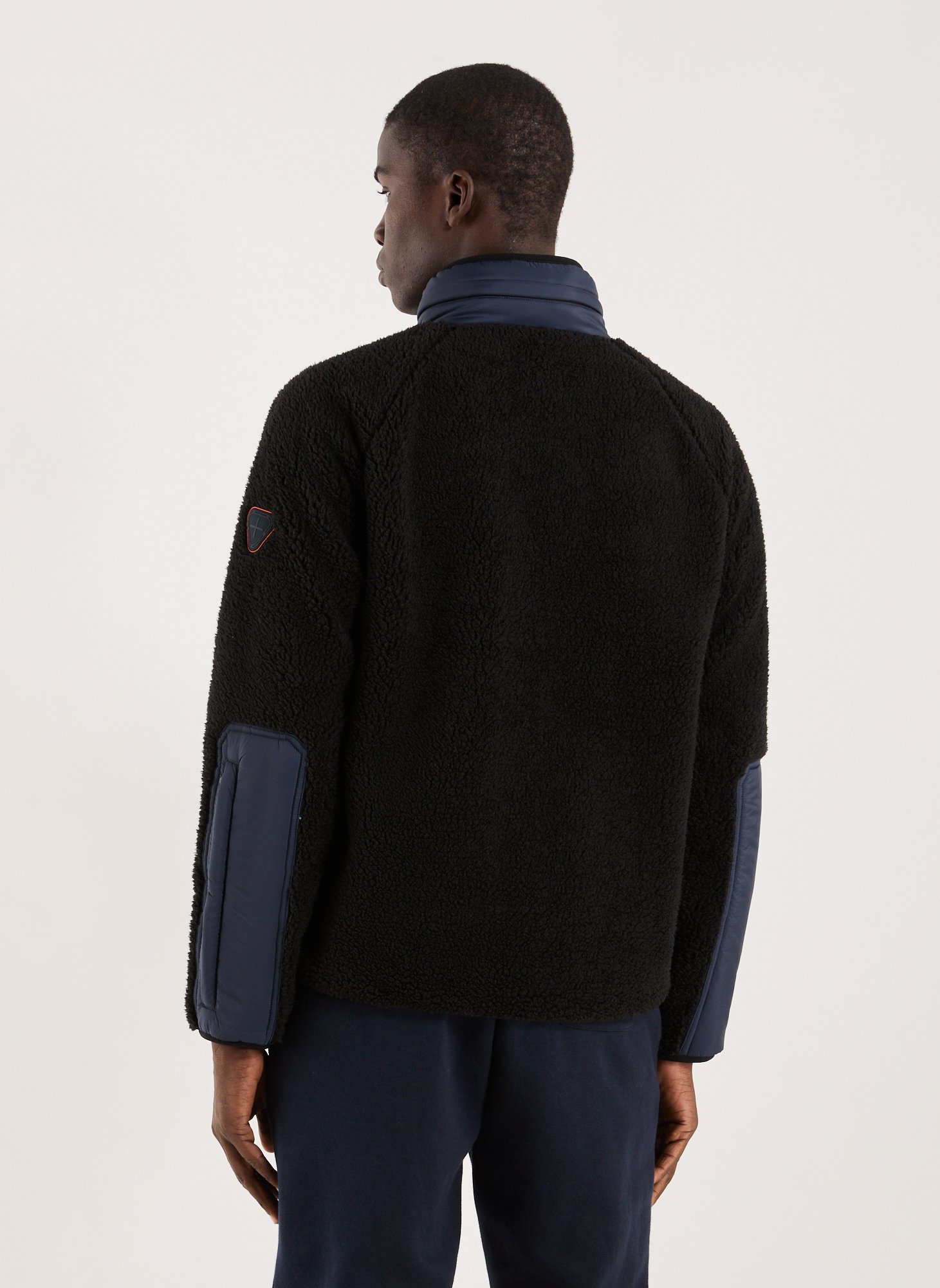 Veste ample à capuche rétractable GERTRUDE ET GASTON Noir