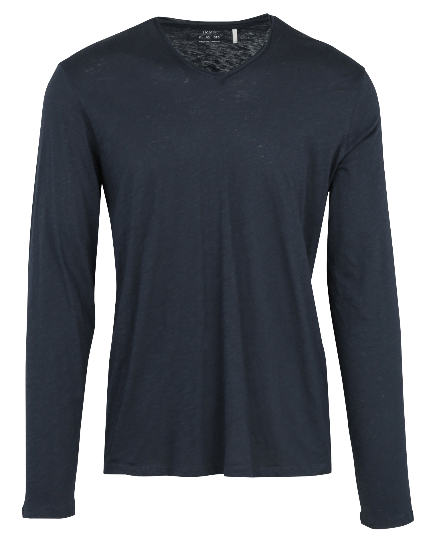 Tee-shirt droit vol v en coton Bleu