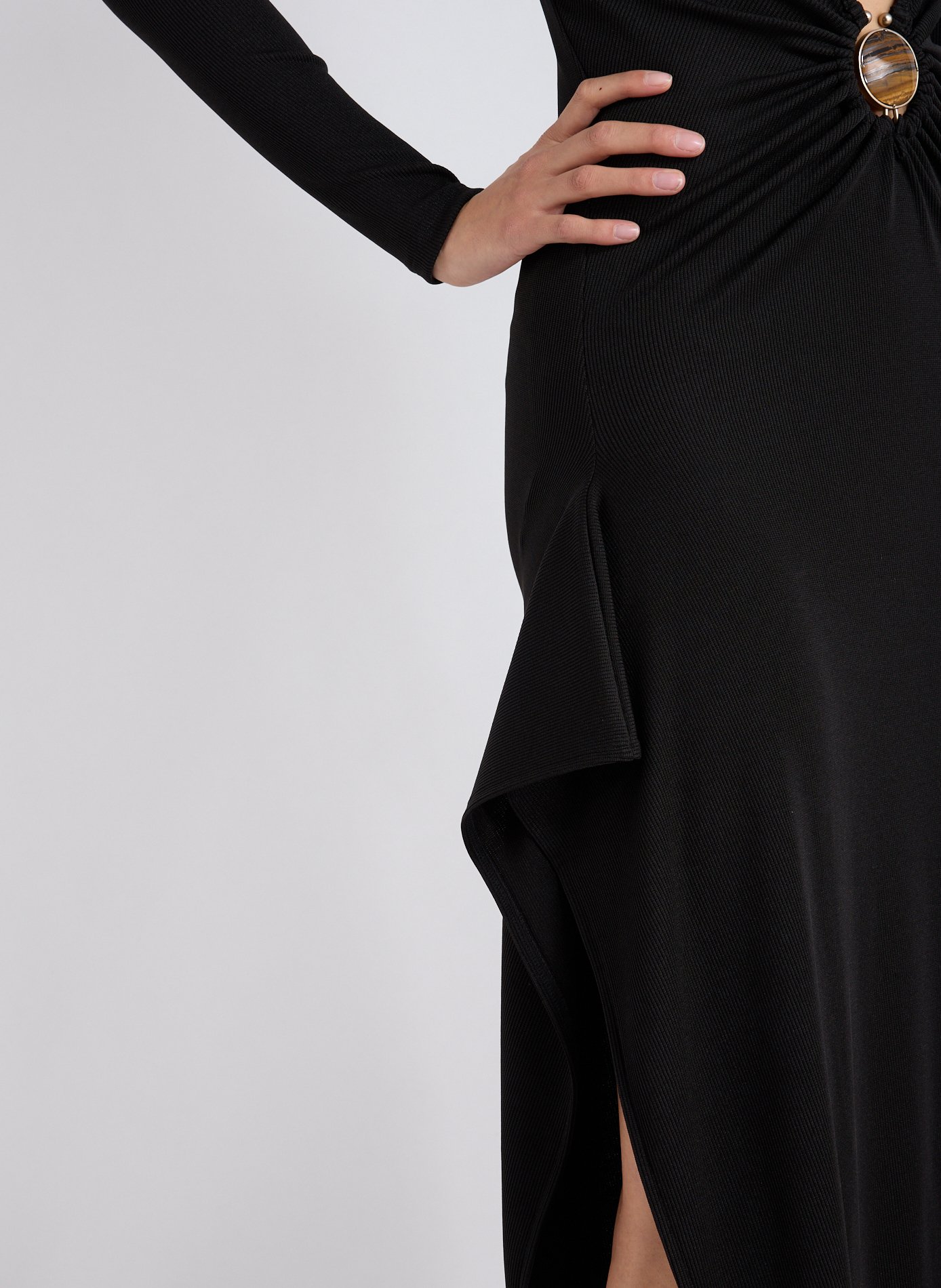 Robe débardeur longue Mineral Stone Cascade CHRISTOPHER ESBER Noir