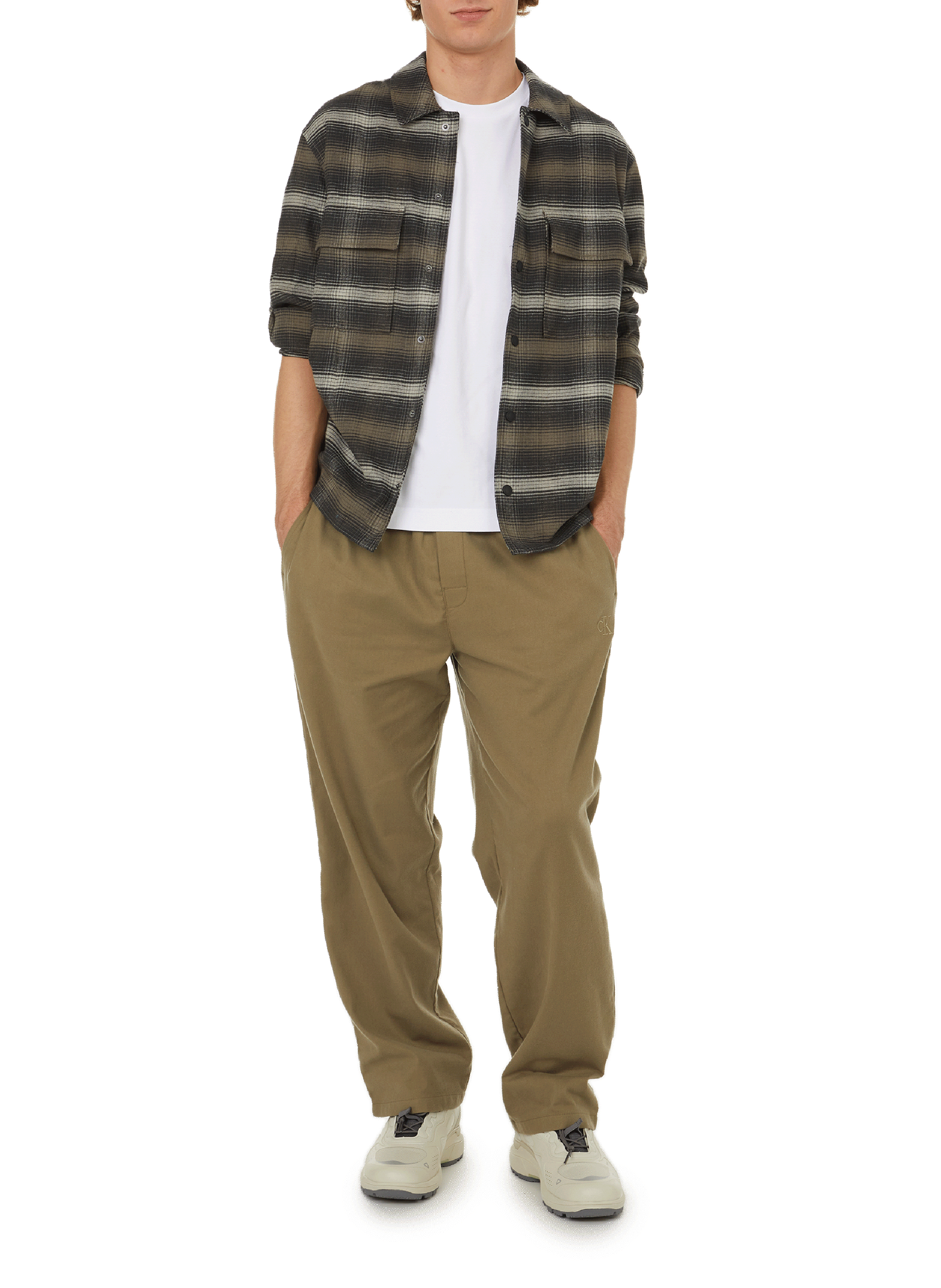 Cotton T-shirt CALVIN KLEIN White