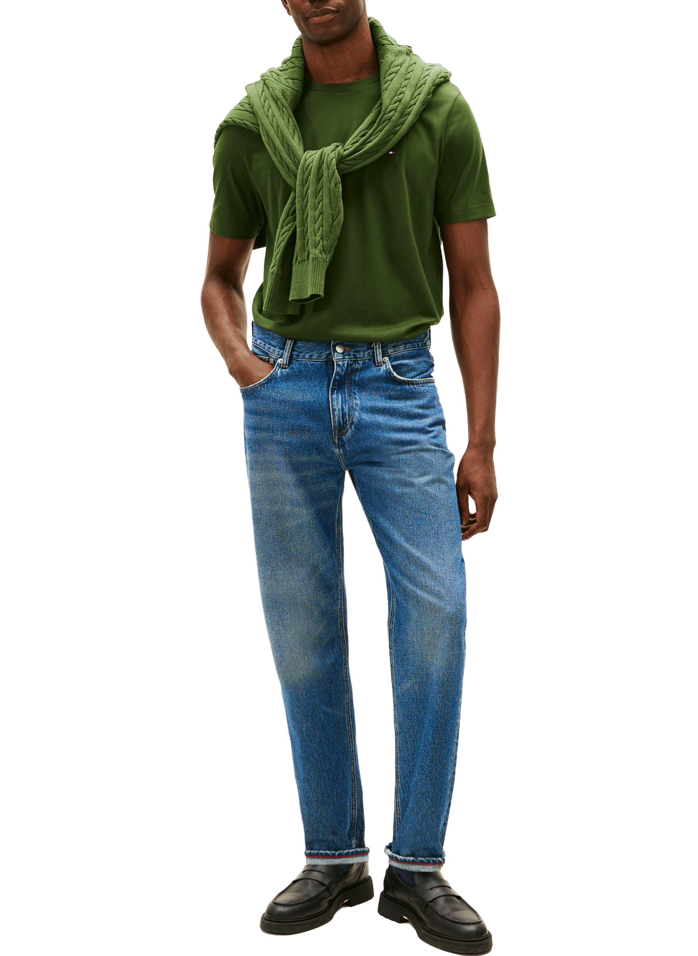 Classic Cotton T-Shirt TOMMY HILFIGER Green