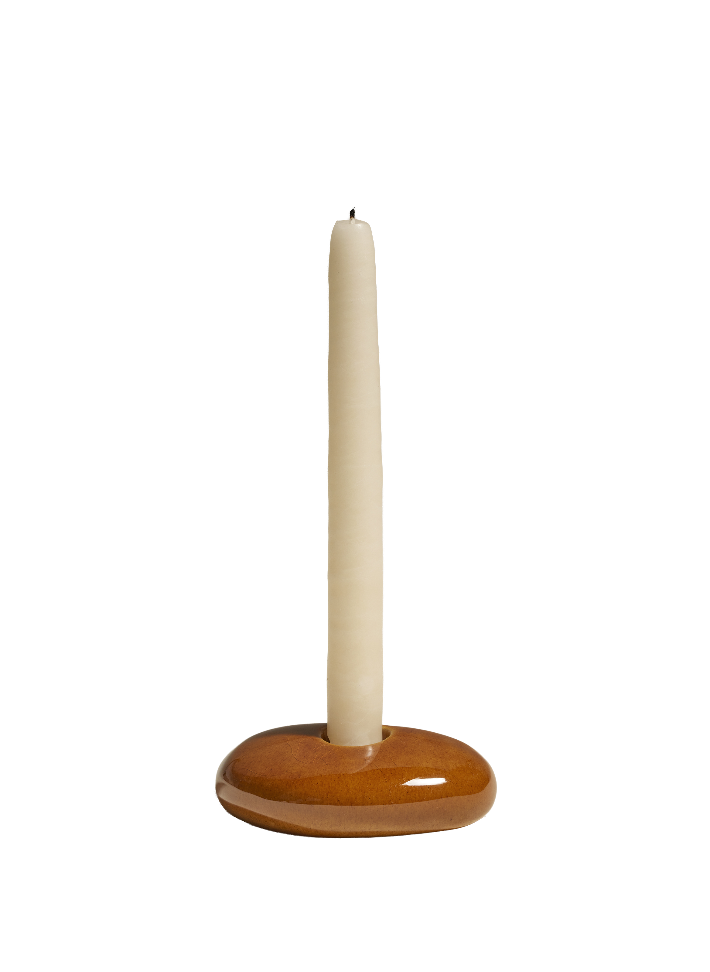 Bougeoir stone MAISON SARAH LAVOINE Jaune