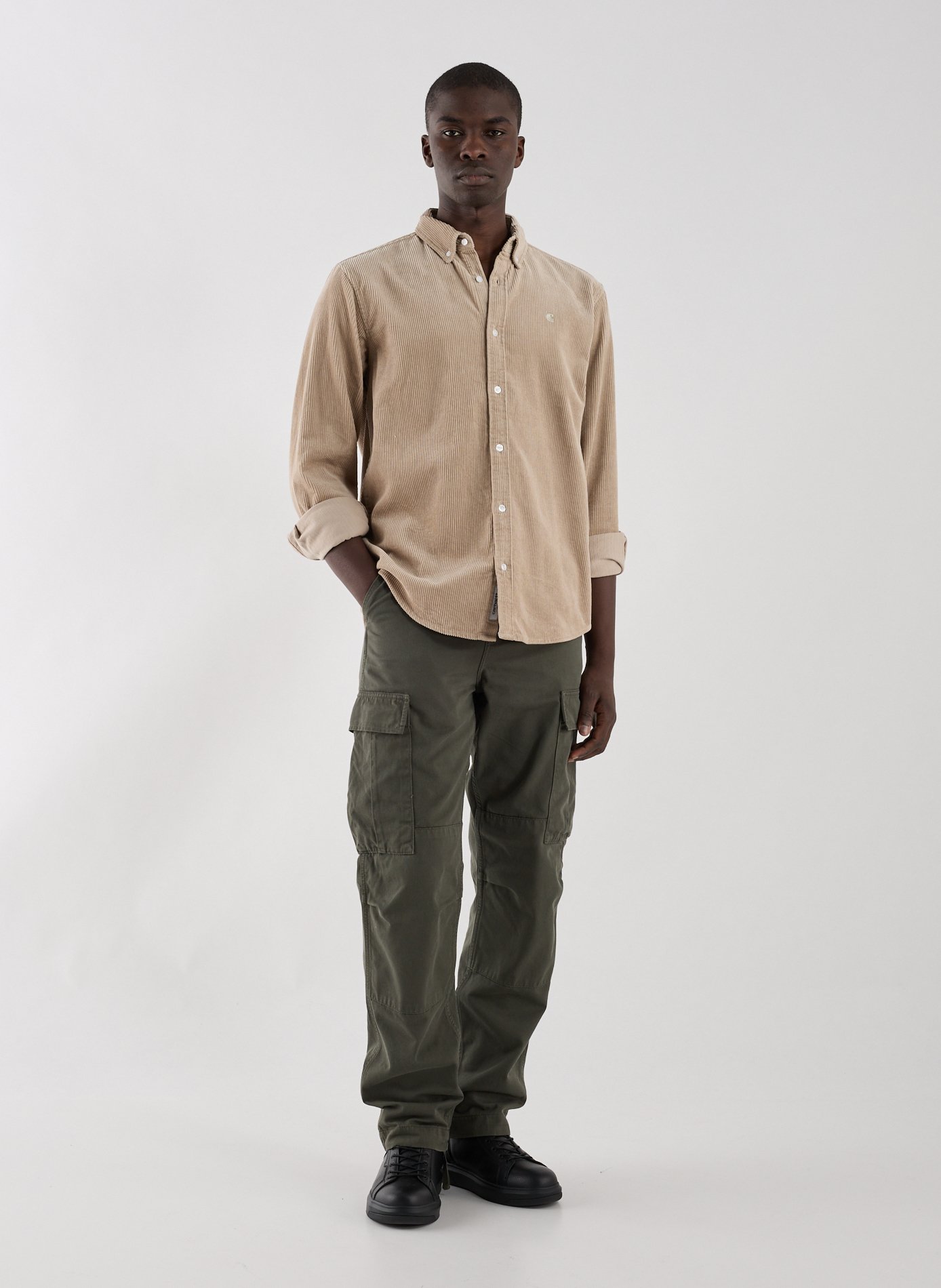 Chemise en velours côtelé CARHARTT WIP Beige