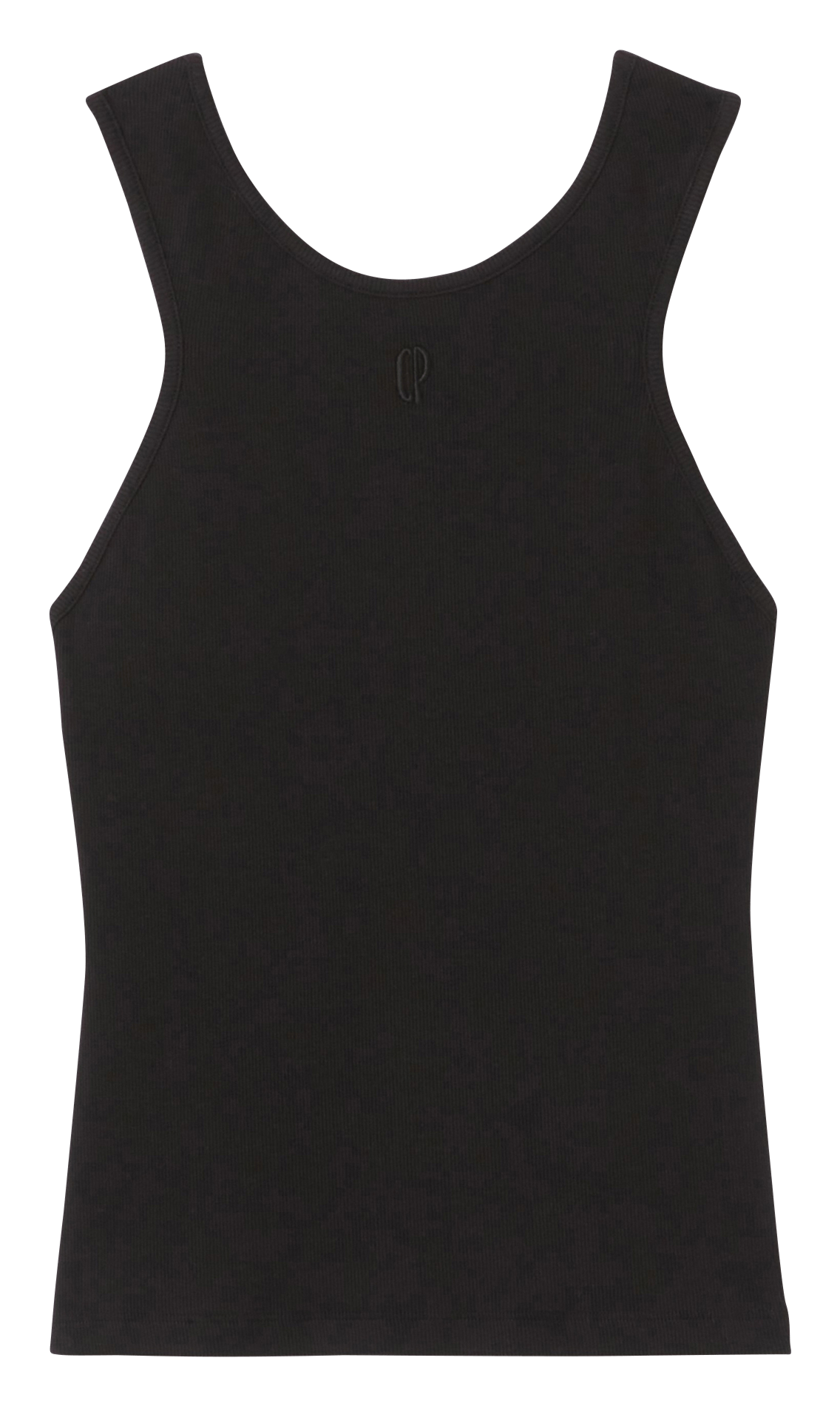 Débardeur col rond en coton mélangé CLAUDIE PIERLOT Noir