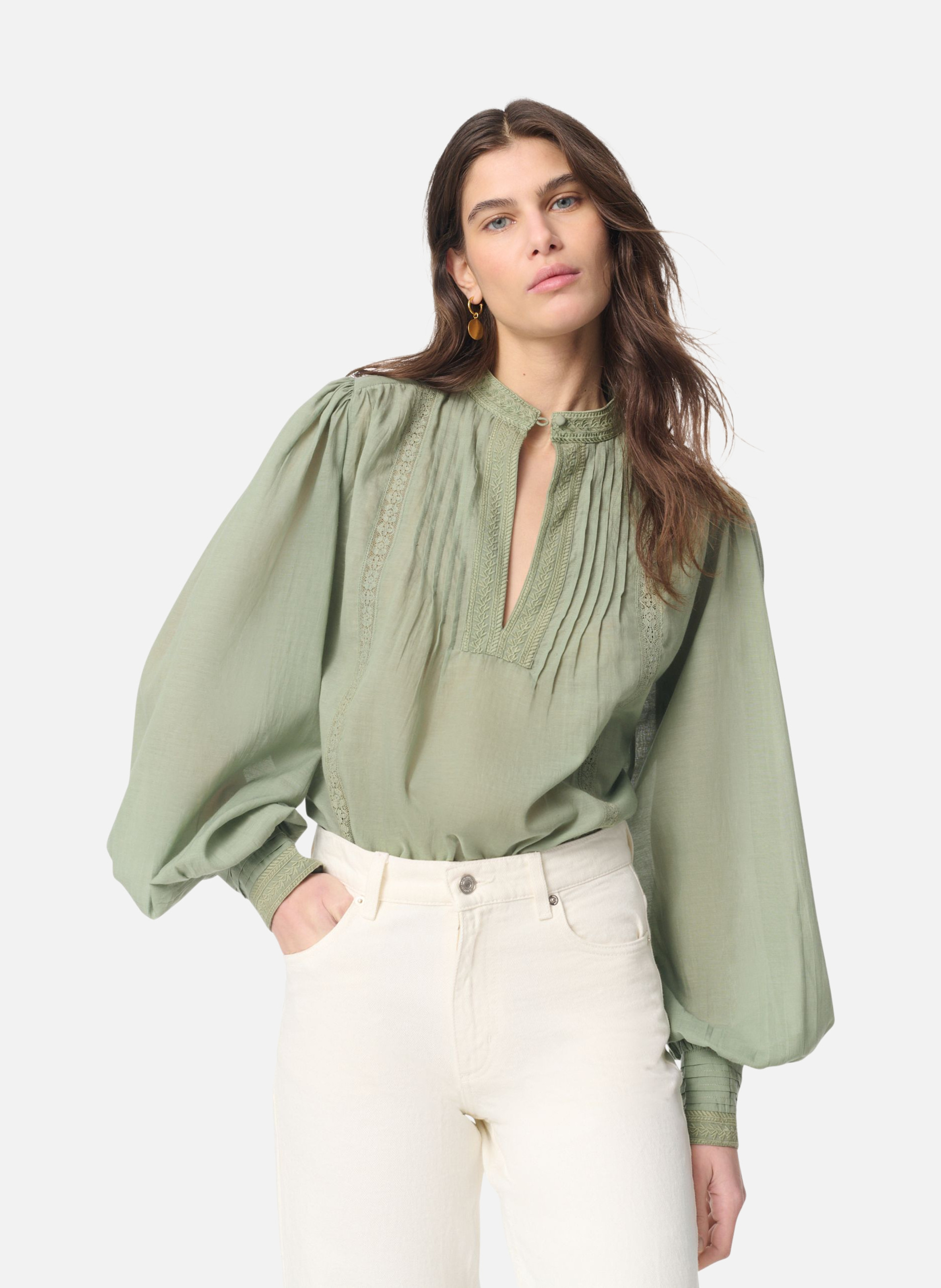 Blouse gania VANESSA BRUNO Vert