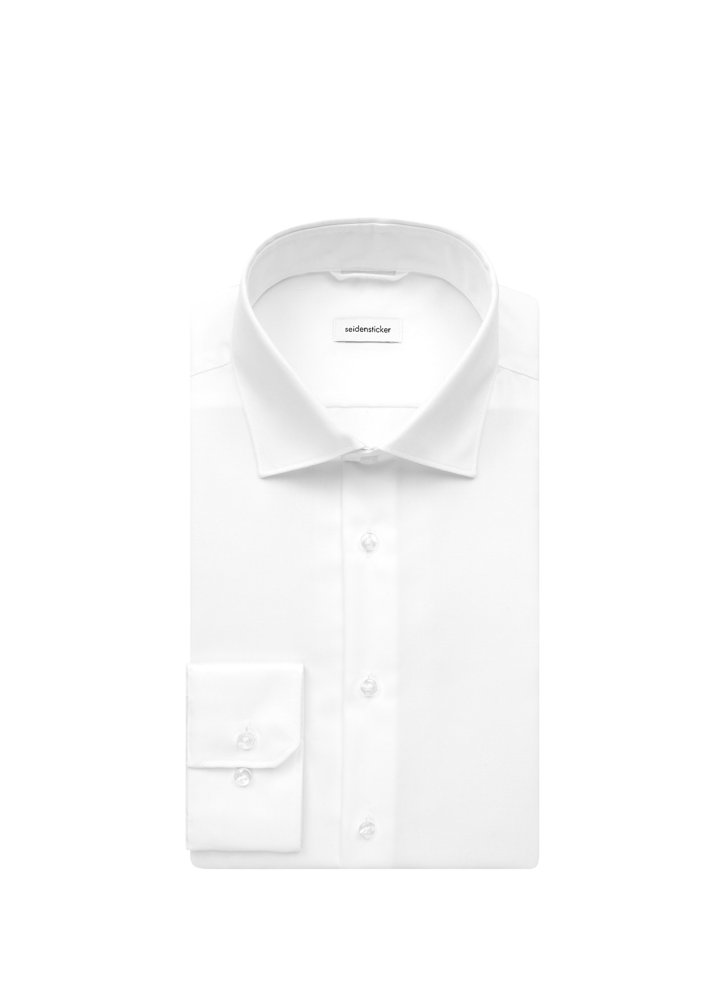 Chemise slim en coton SEIDENSTICKER Blanc