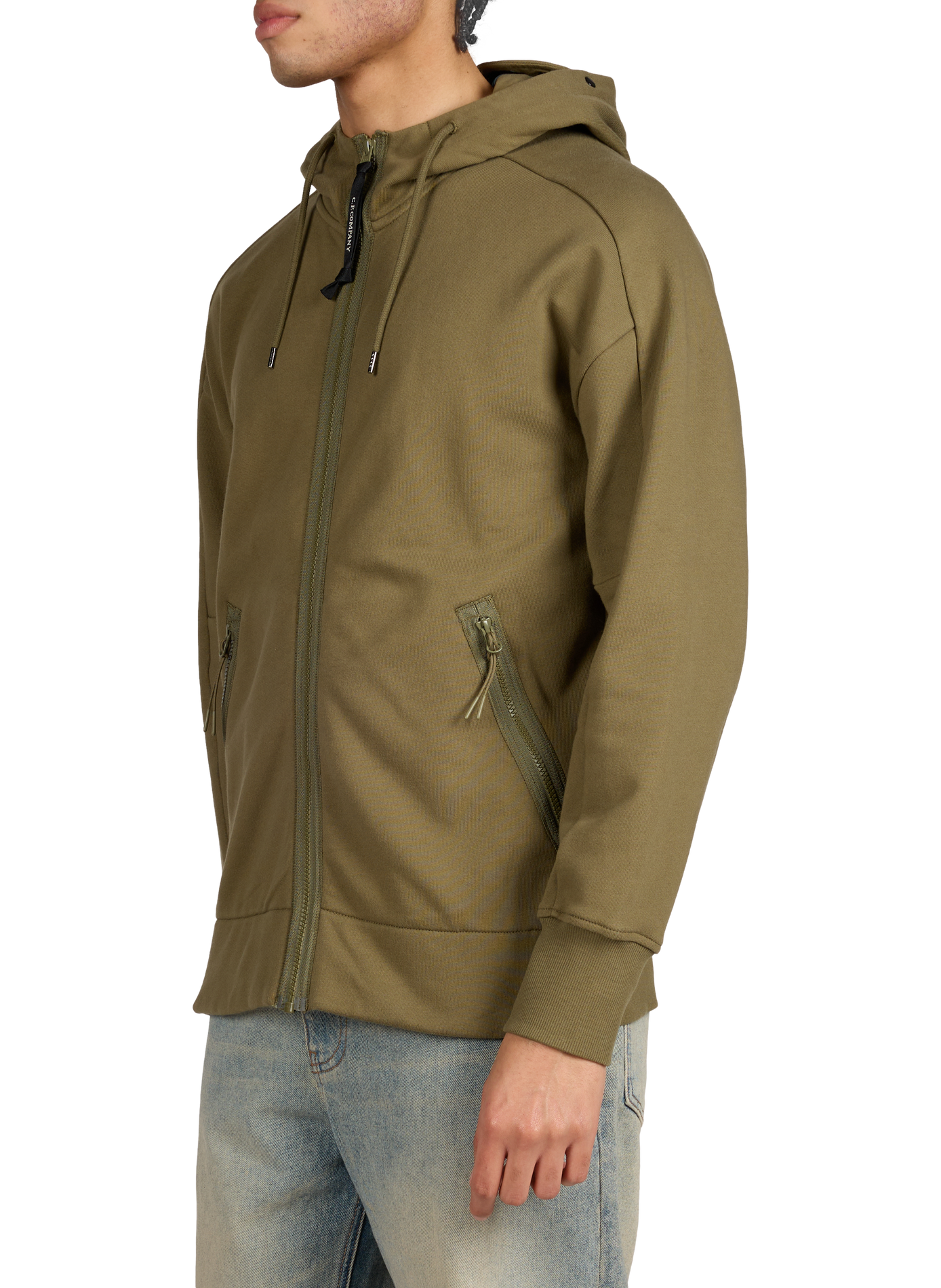 Sweatshirt en coton CP COMPANY Kaki