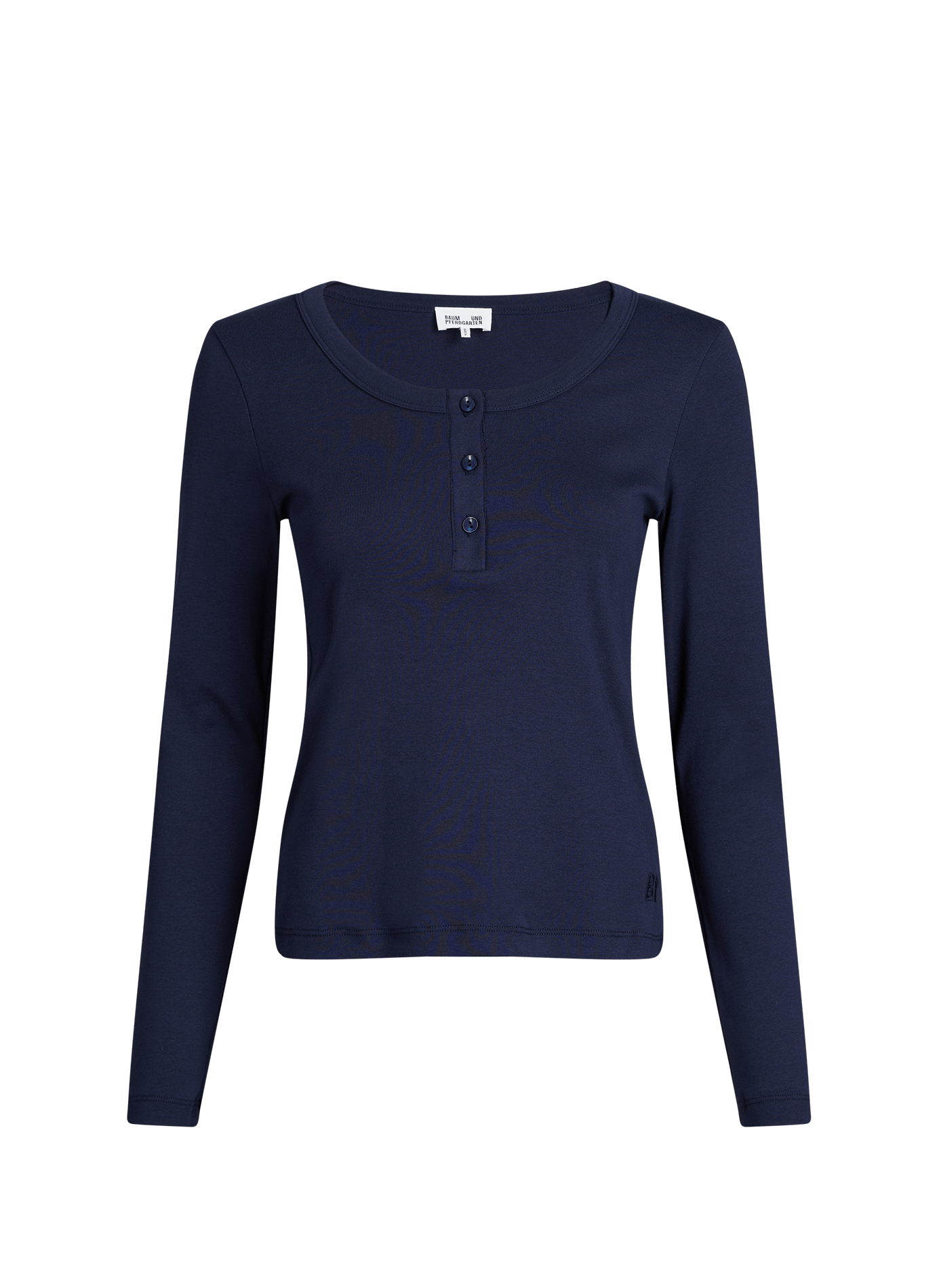 Long-sleeve cotton top BAUM UND PFERDGARTEN Blue