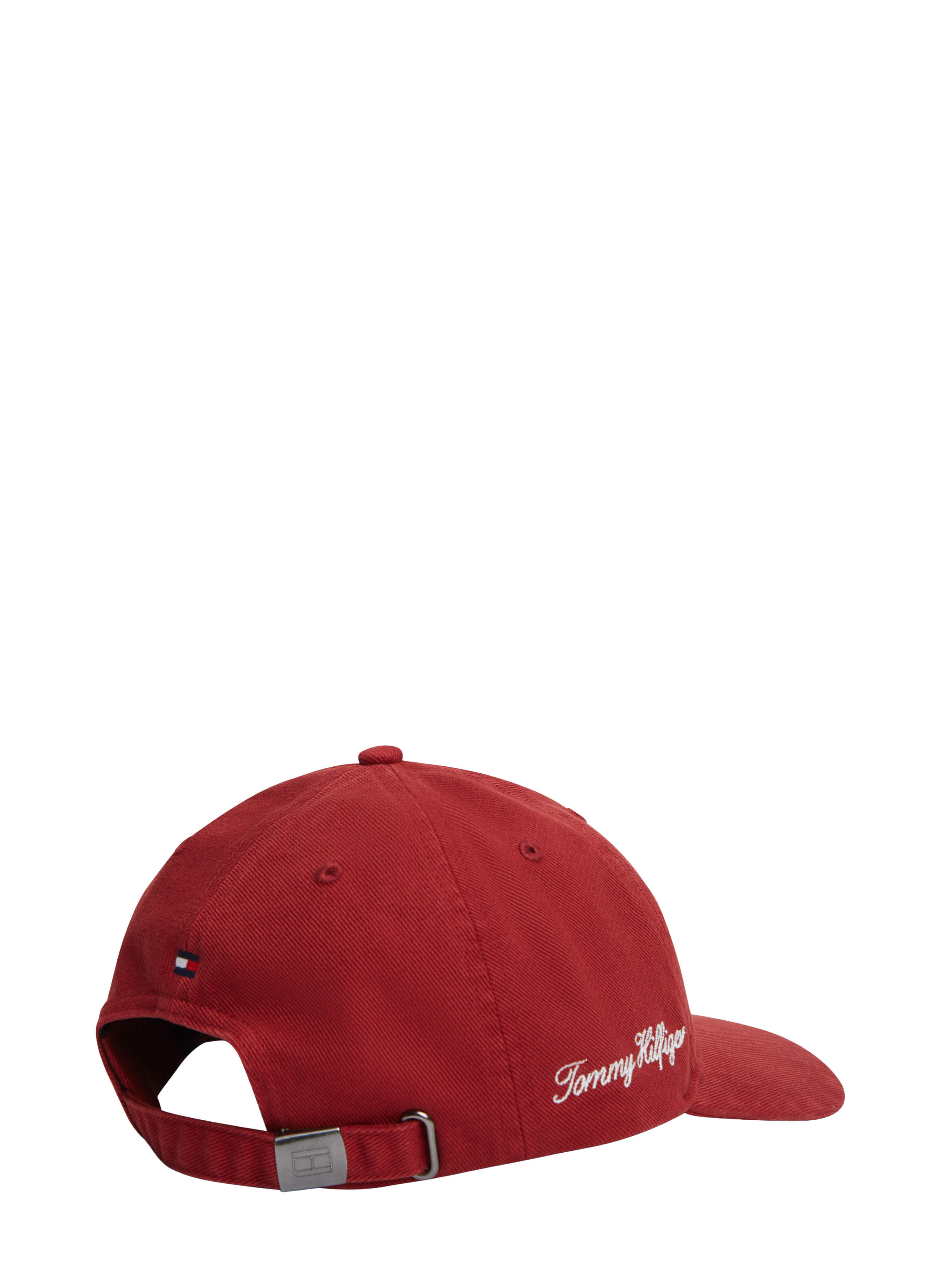 Cotton cap with embroidered patch TOMMY HILFIGER Red