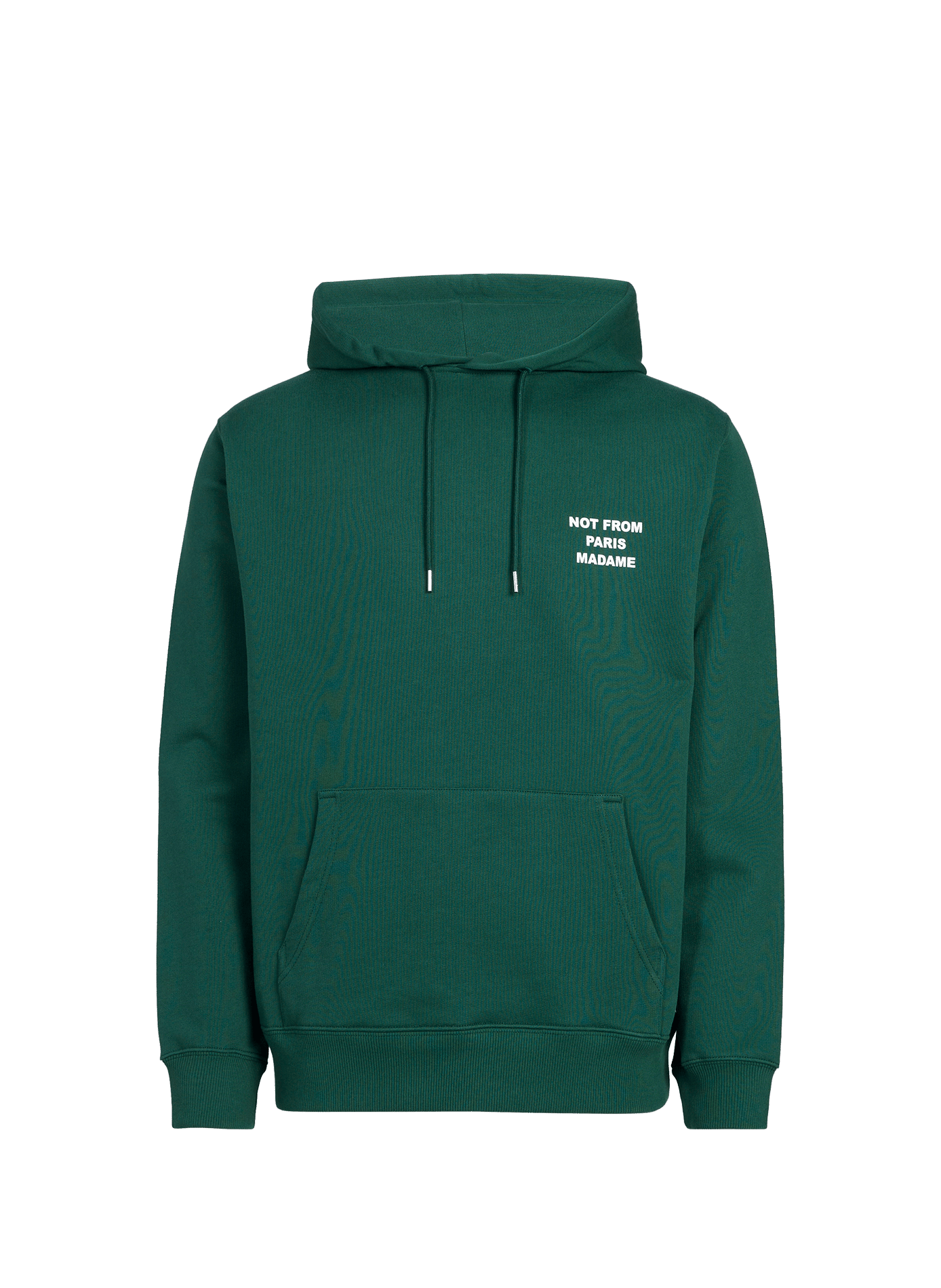 Felpa oversize con slogan in cotone felpato DROLE DE MONSIEUR Verde