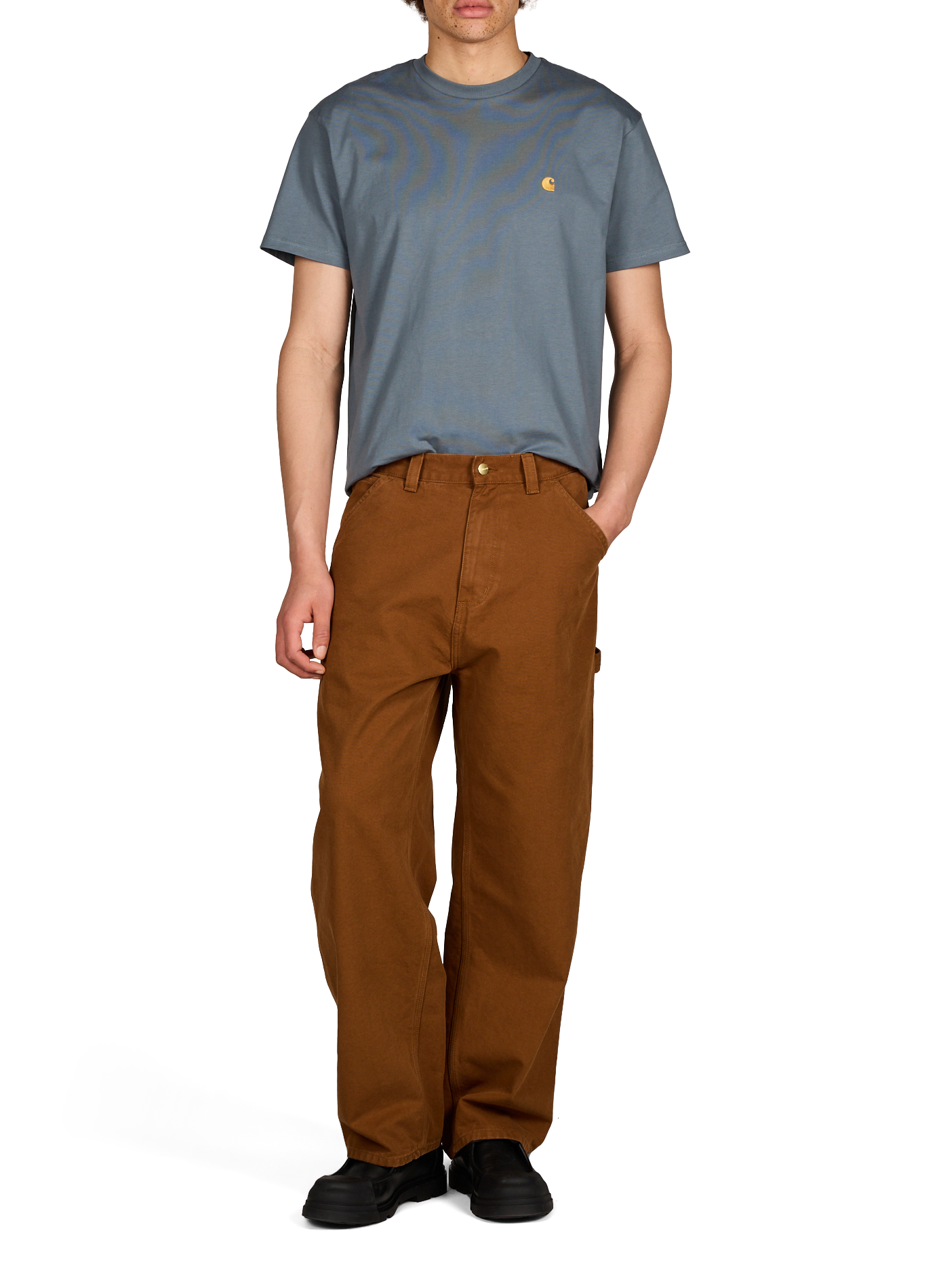 Maglietta a maniche corte in cotone CARHARTT WIP Blu