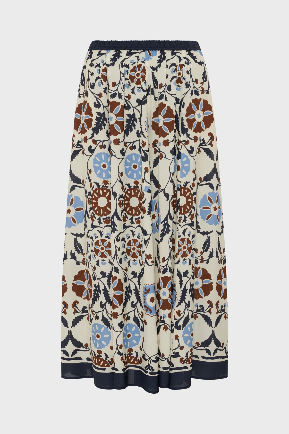 Jupe longue imprimé végétal - jonia GERARD DAREL Beige