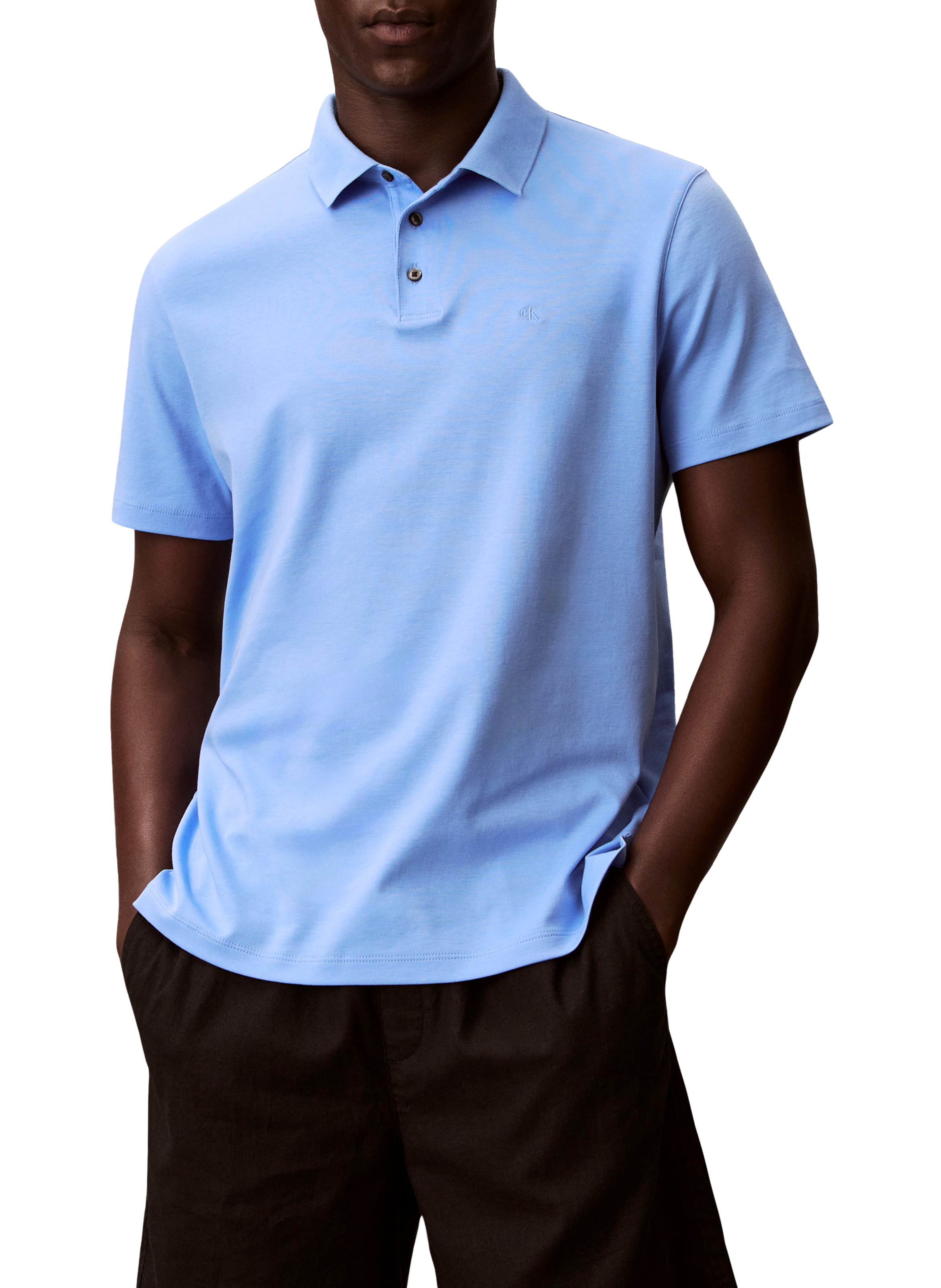  Cotton polo shirt  CALVIN KLEIN Blue