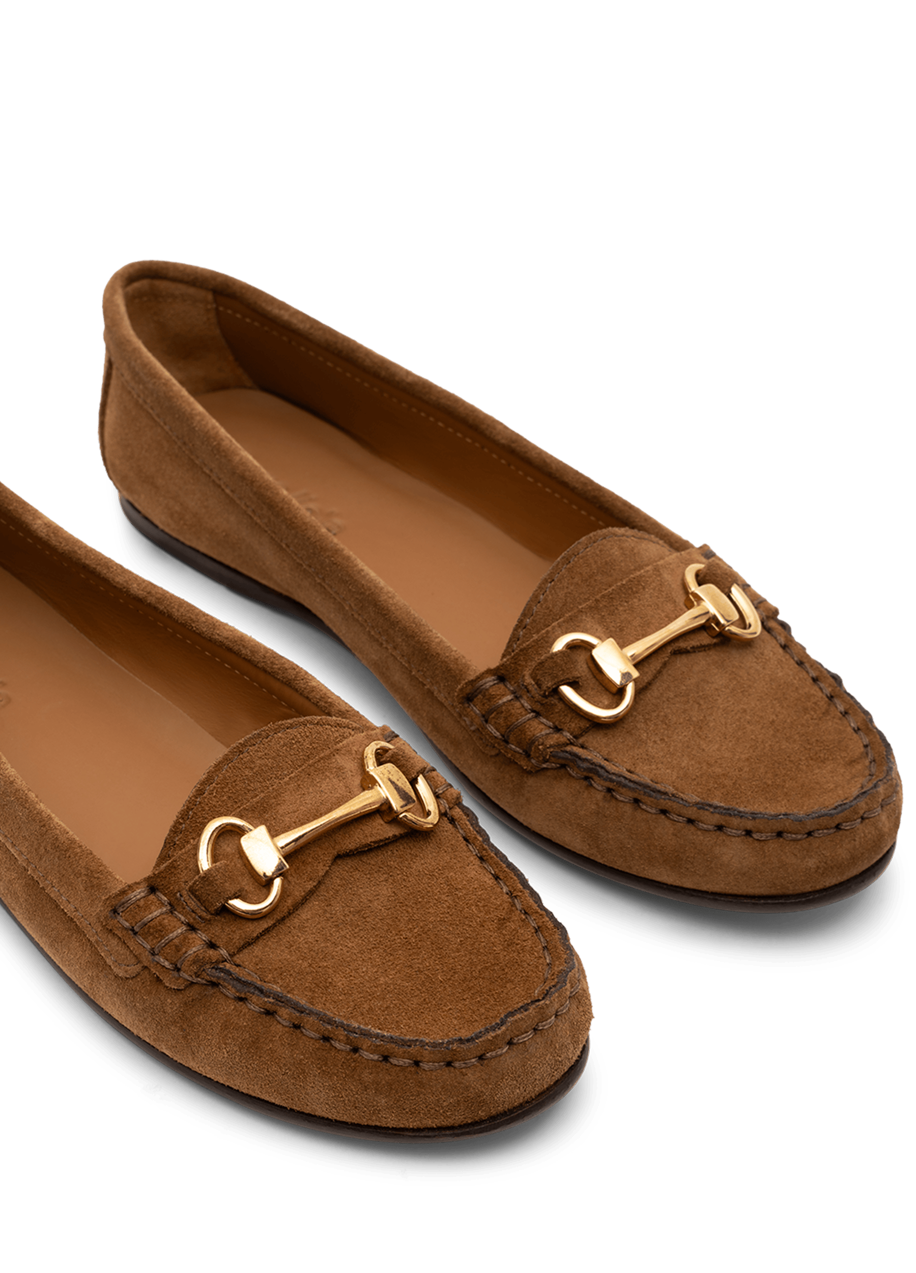 Mocassins guia en veau velours PARALLELE Marron