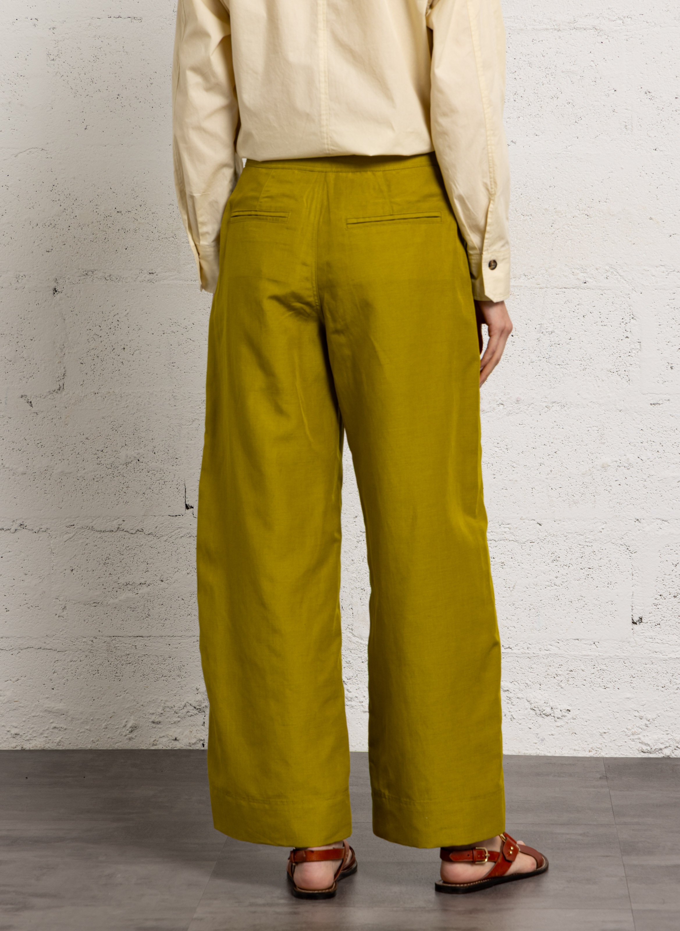 Pantalon large dario SOEUR Vert