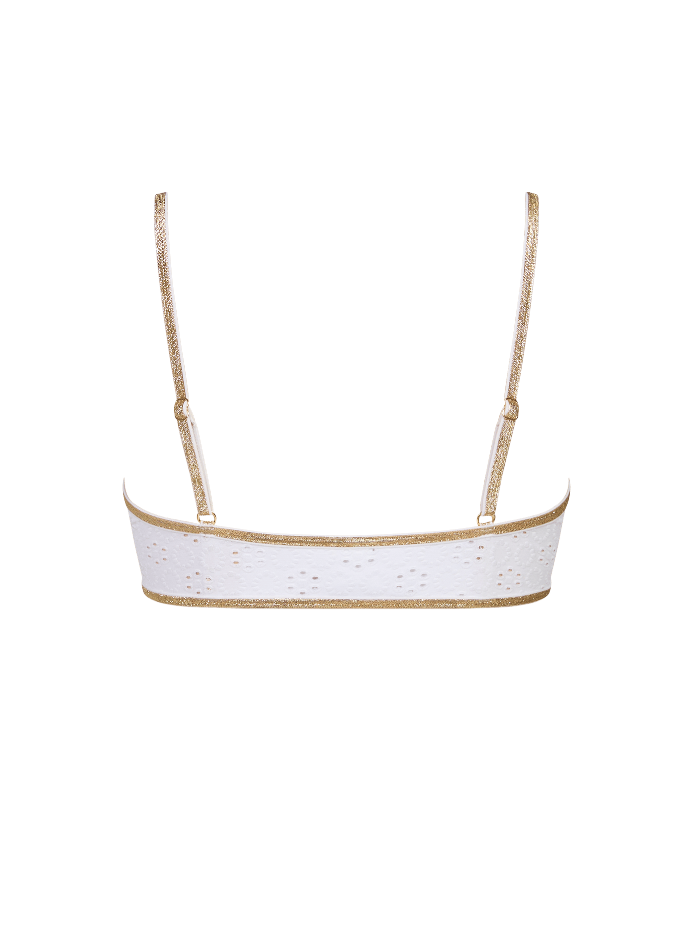 Jack embroidered bra LA NOUVELLE White
