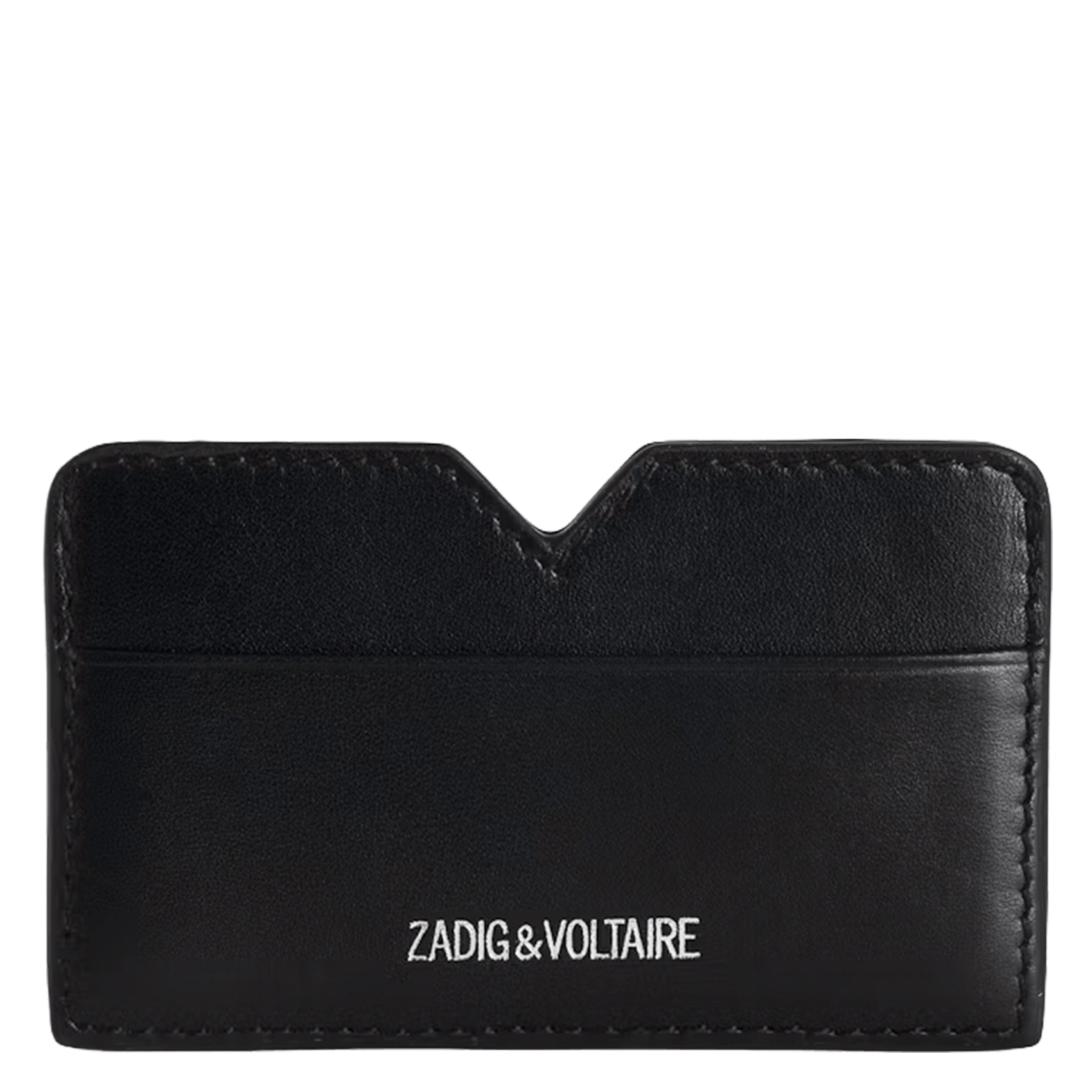 .porte-cartes en cuir zv multipass ZADIG&VOLTAIRE Black