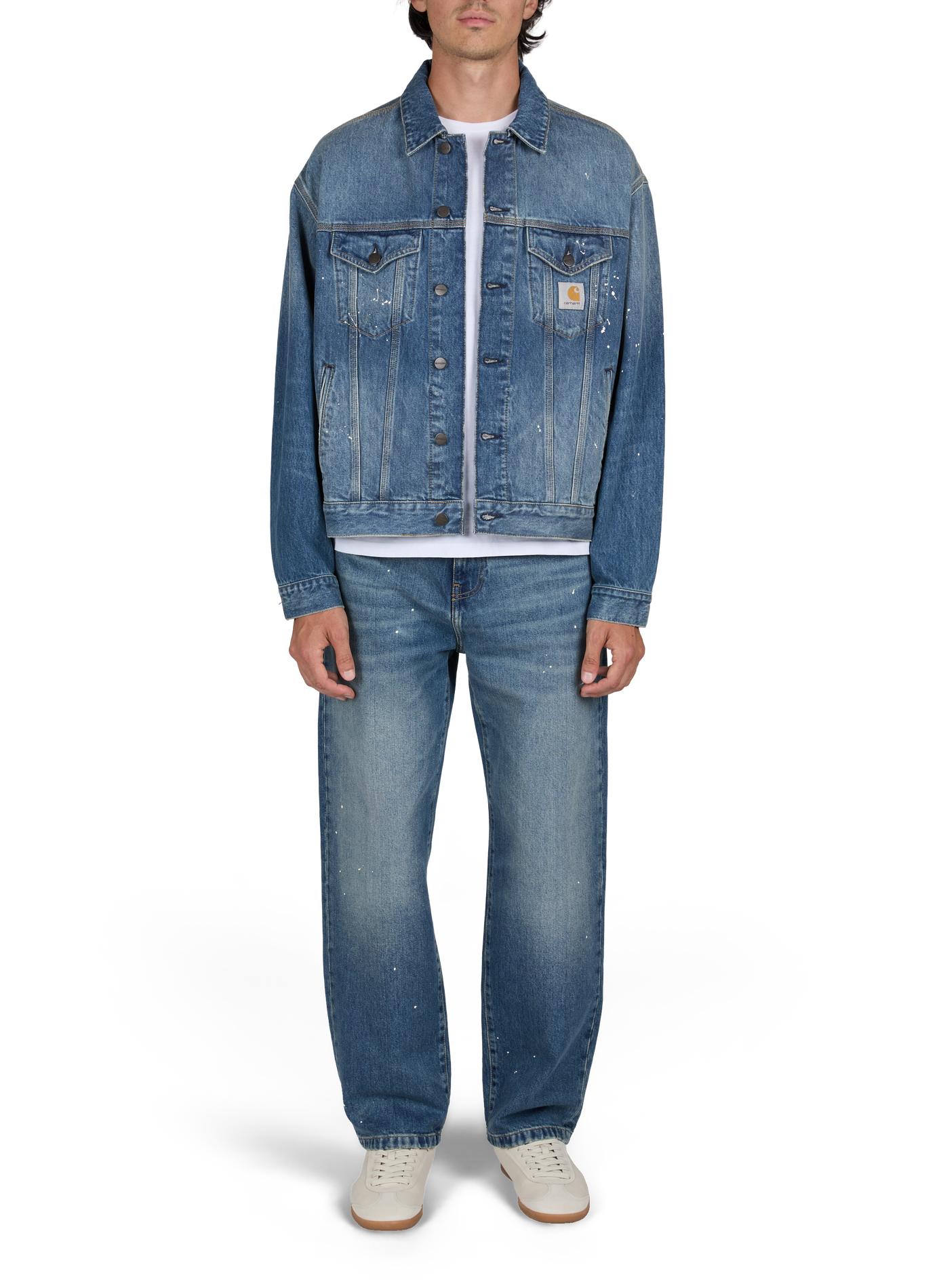 Helston denim jacket in cotton CARHARTT WIP Blue