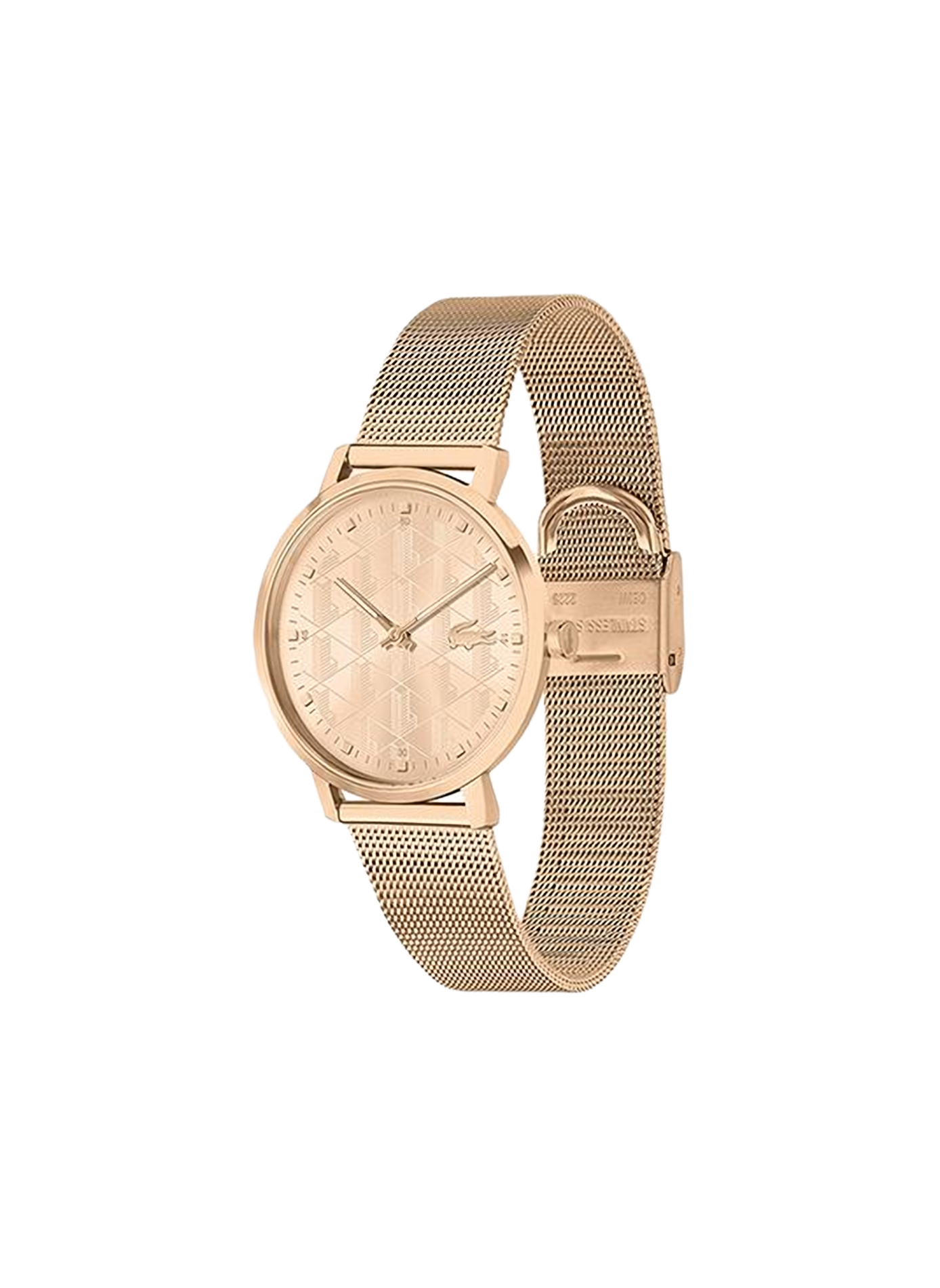 Quarz Armbanduhr Crocorigin aus Edelstahl LACOSTE MONTRES Golden