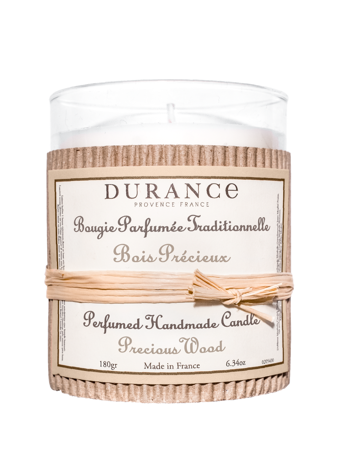 Geurkaars Edelhout 180g DURANCE Bruin