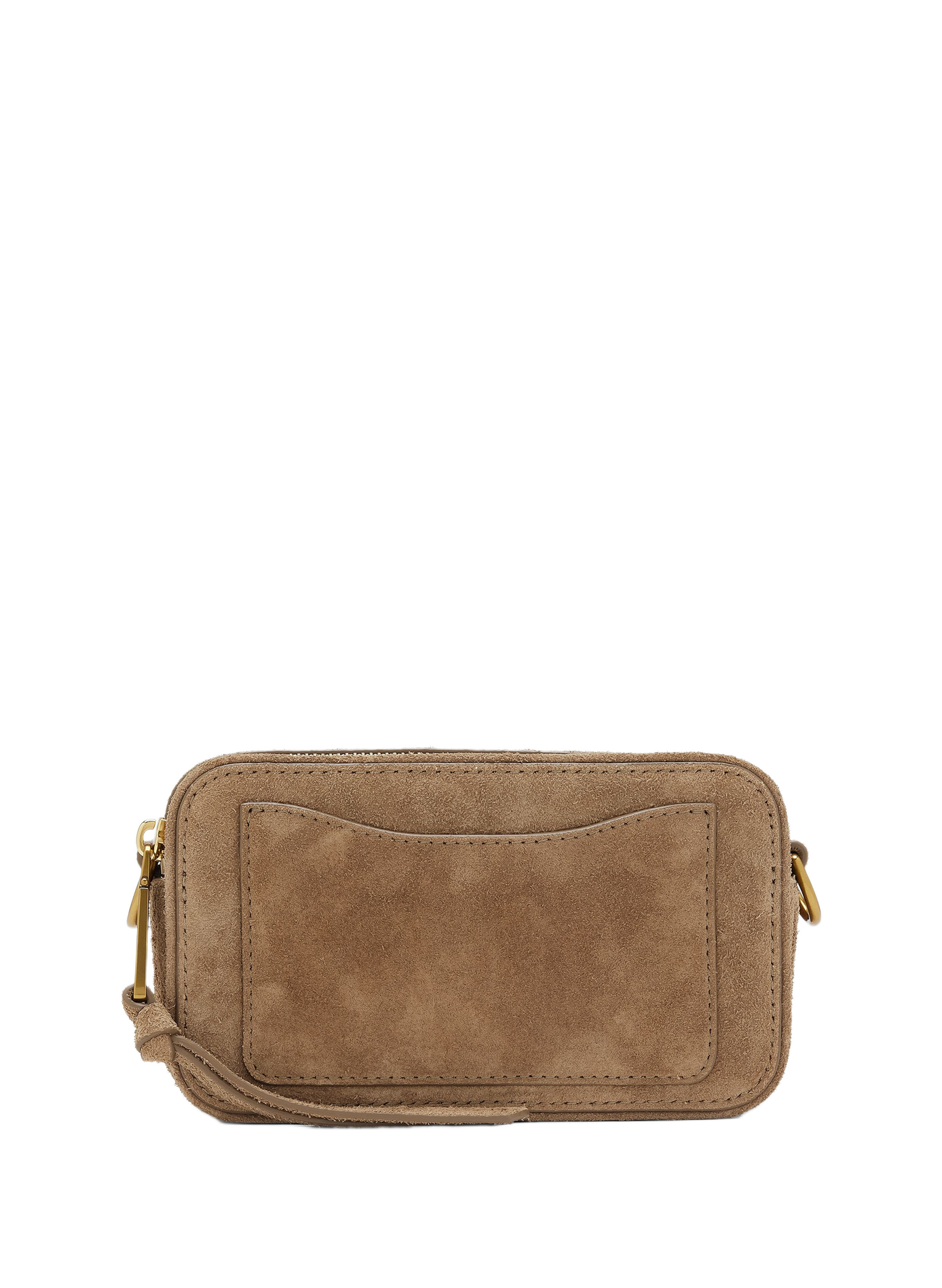 Die Umhängetasche The Snapshot in Filz-Wildleder MARC JACOBS Braun