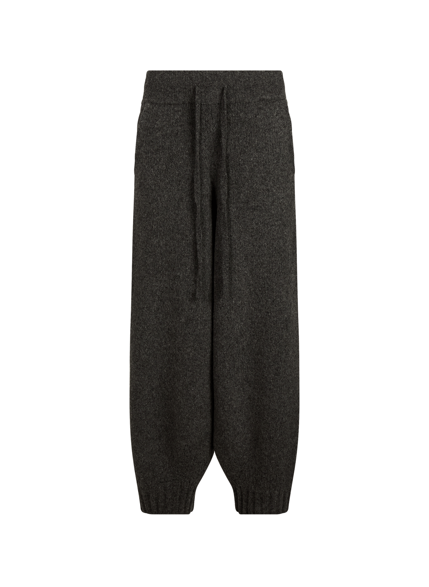 Relaxed wide-leg trousers in a wool blend SEVENTH Grey