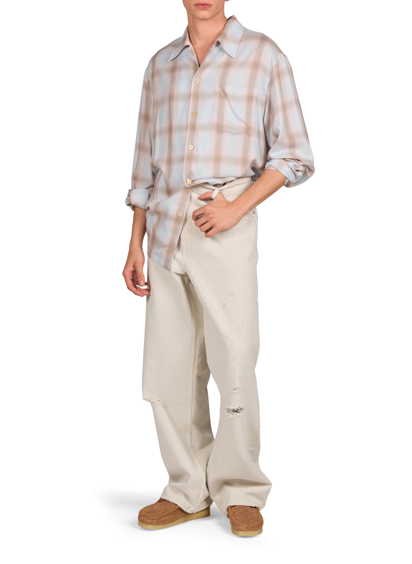 Oversized checked shirt OUR LEGACY Multicolour