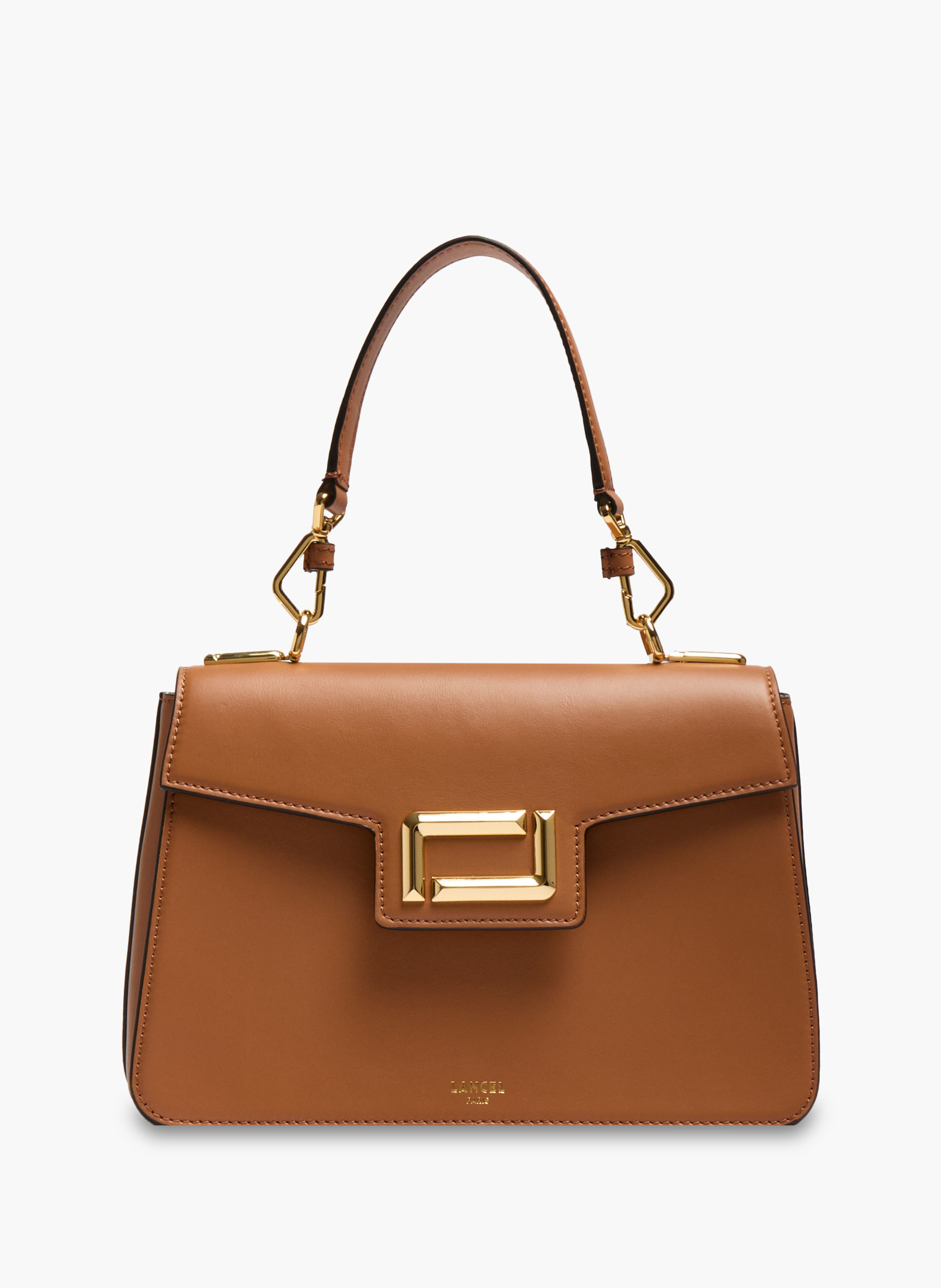 Sac porté main m angèle de lancel en cuir LANCEL Marron