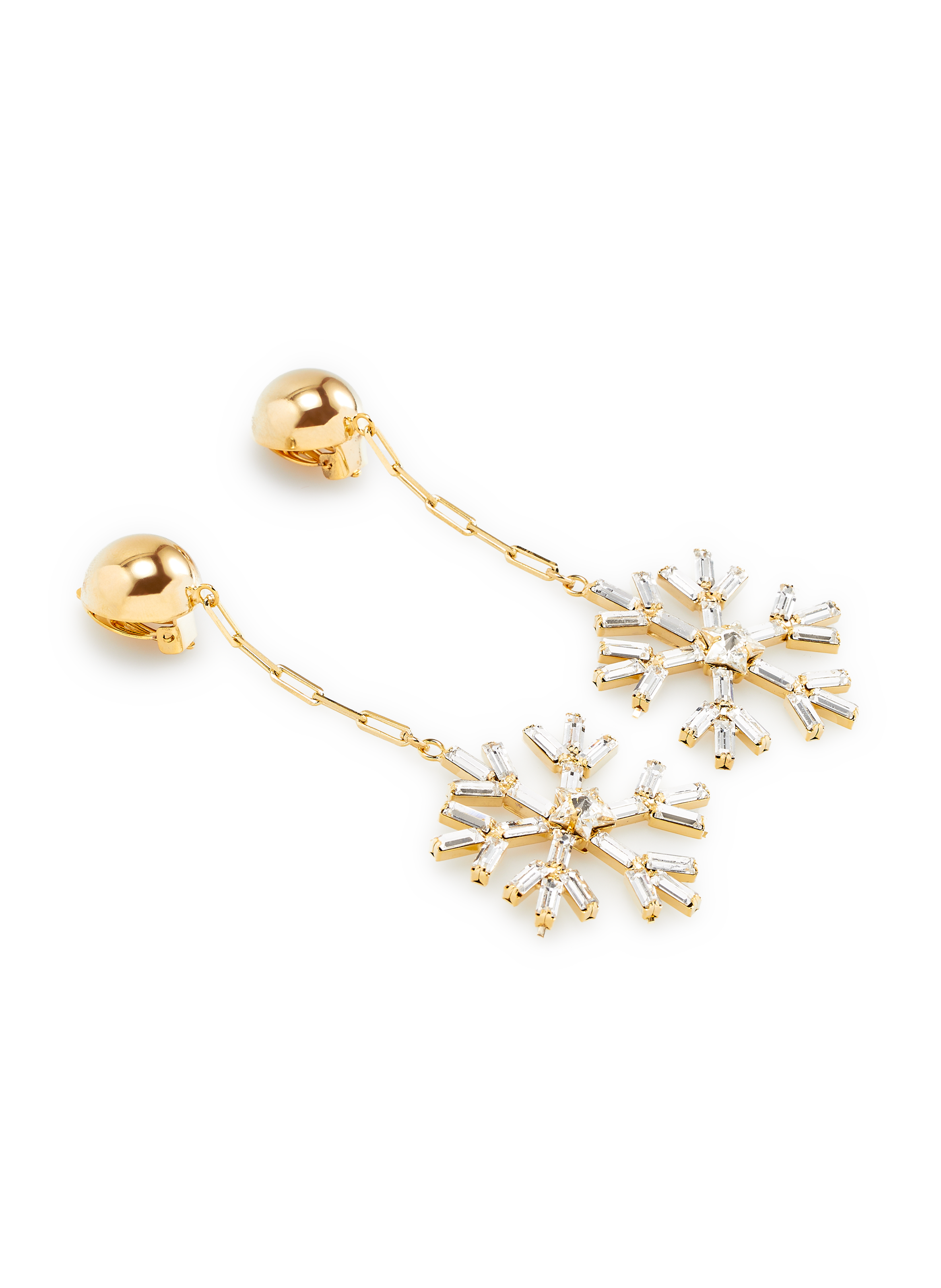 Boucles d'oreille flocon de neige