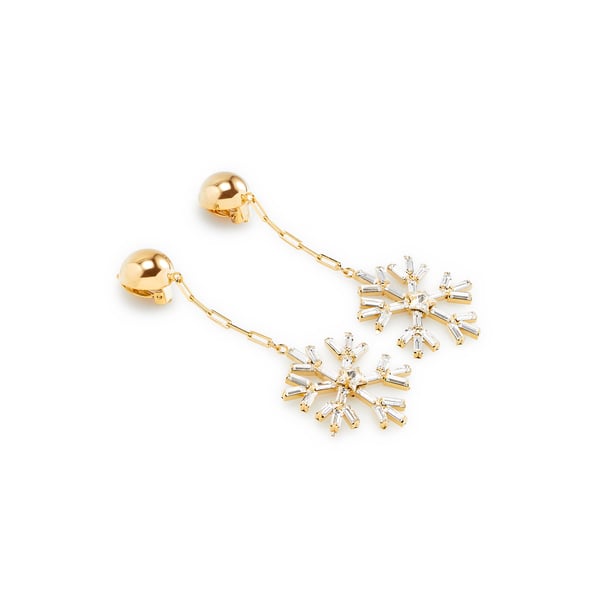 Boucles d'oreille flocon de neige