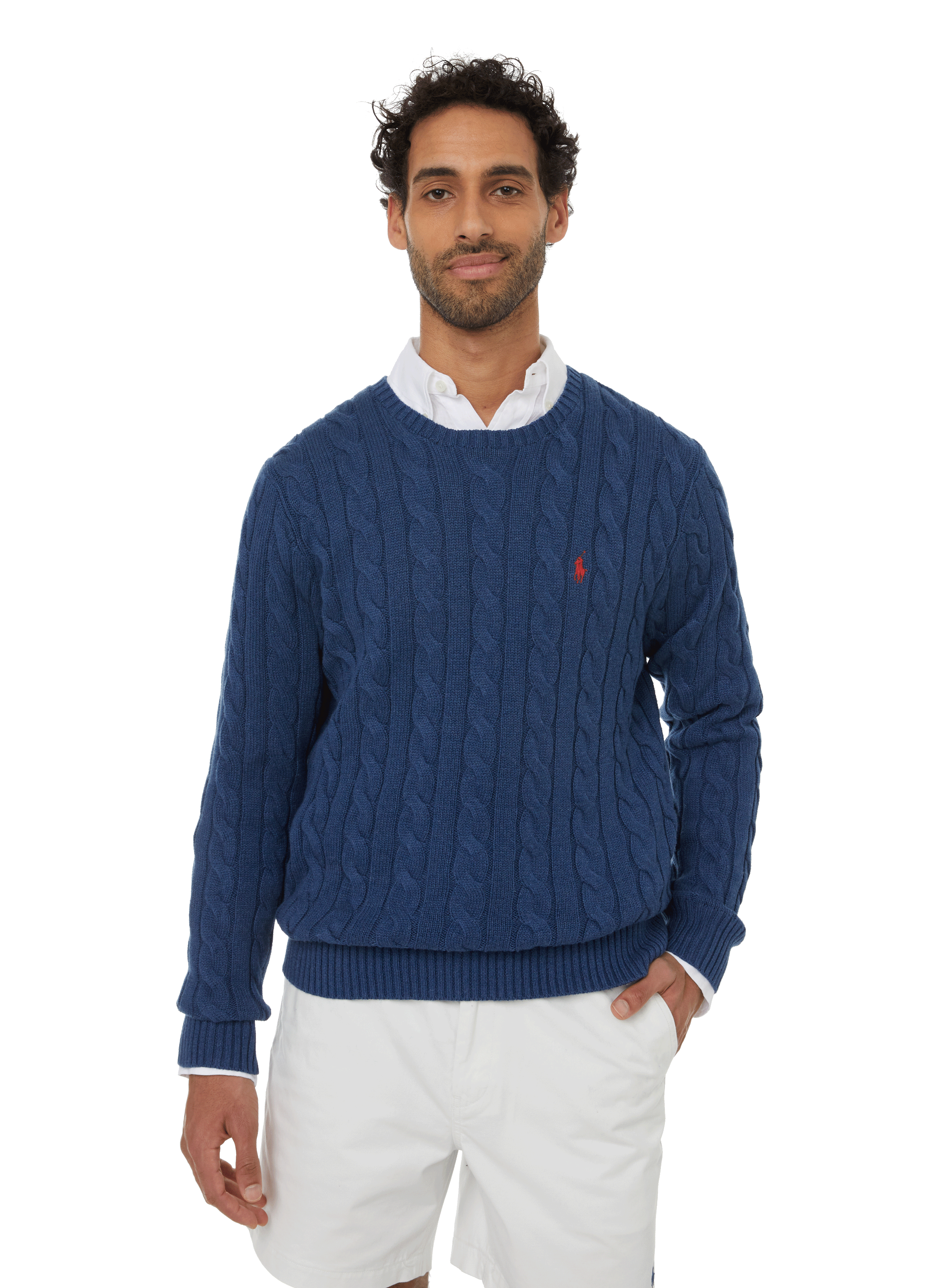 Straight cotton jumper POLO RALPH LAUREN Blue