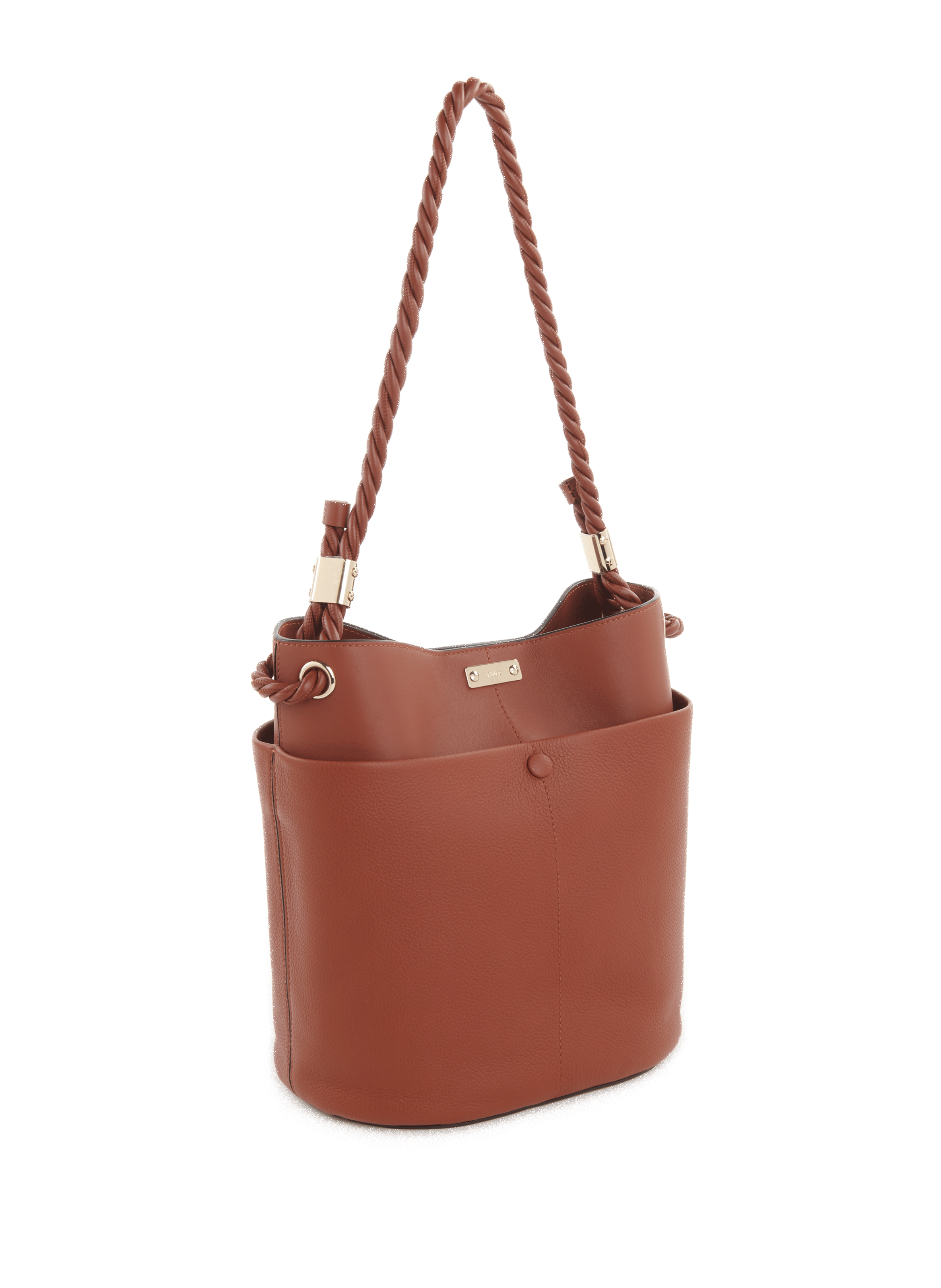 Sac seau Key en cuir